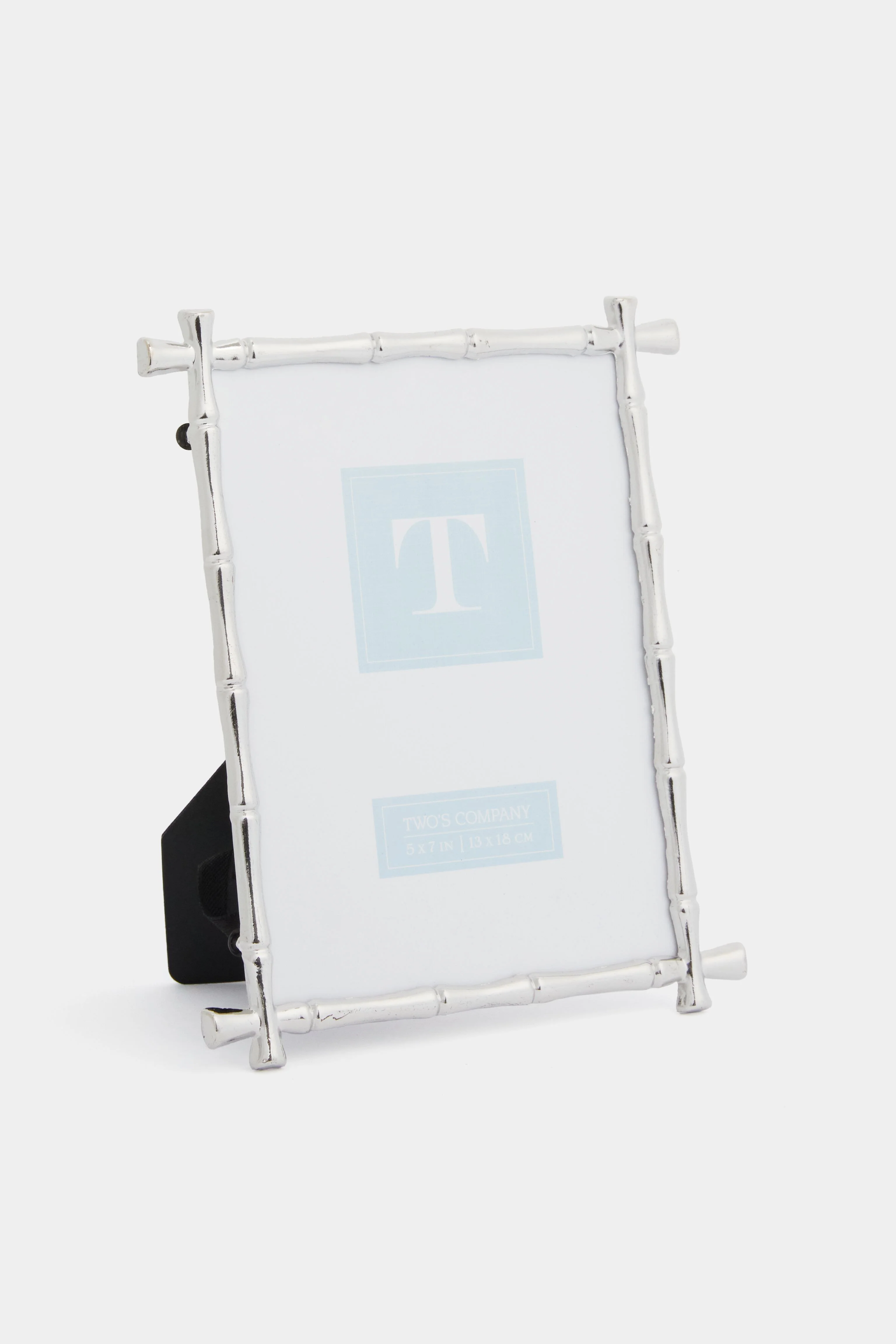 5x7 Bamboo Silver Frame