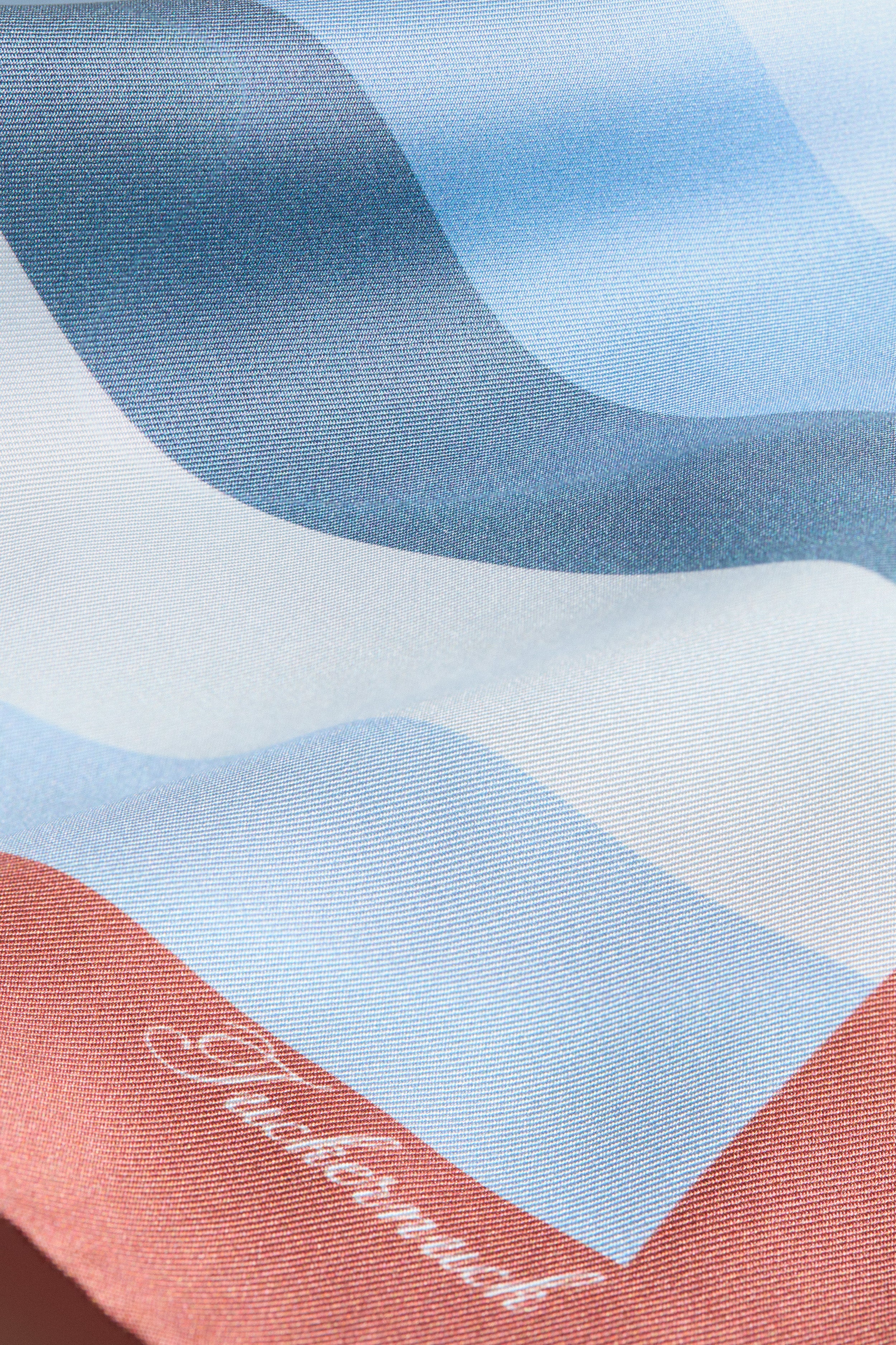 80s Sailboats Medium Silk Scarf - Image 6