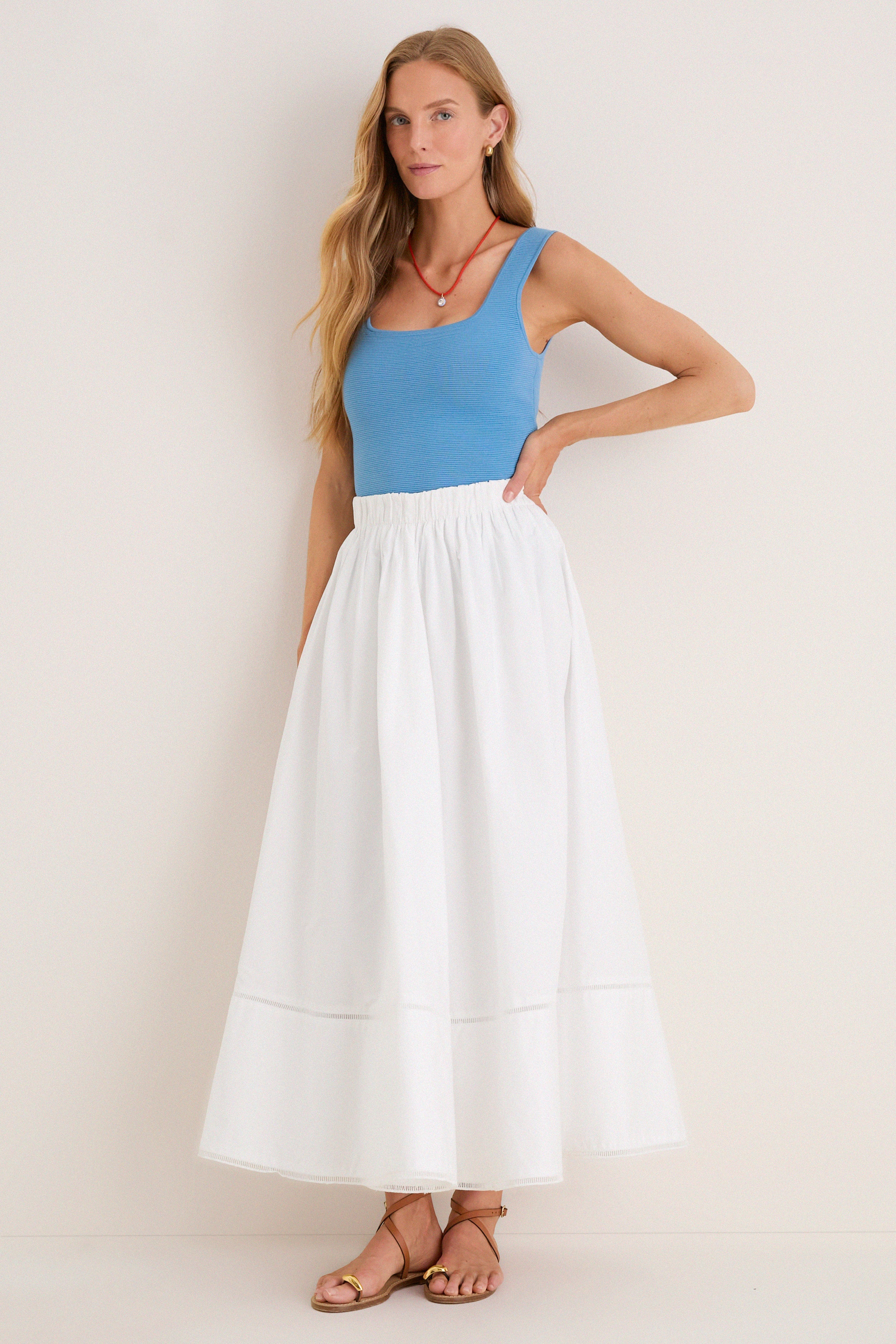 Allure Blue Sara Rib Knit Tank - Image 6
