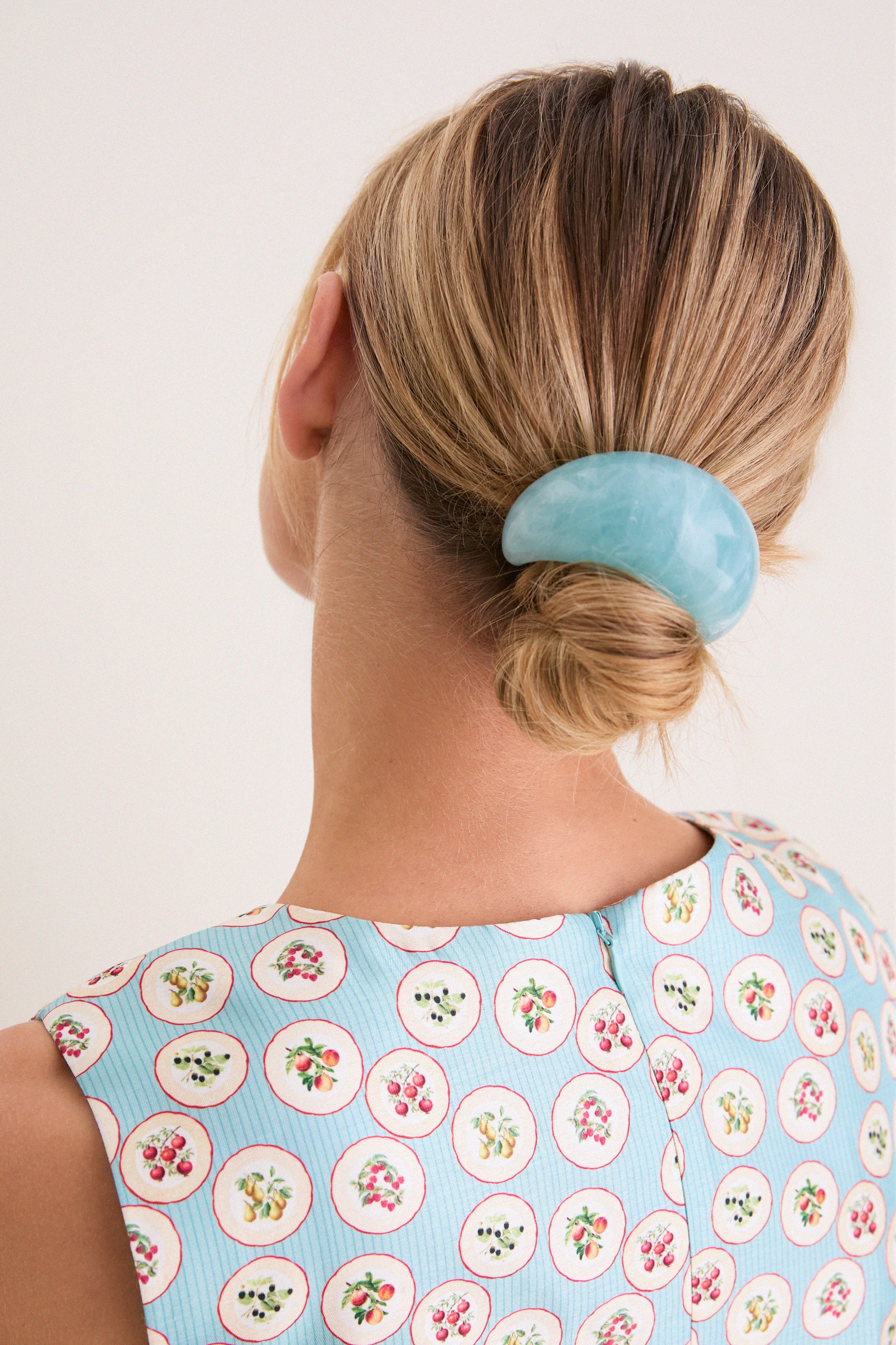 Amazonite Marble Dome Pony Cuff - Image 2