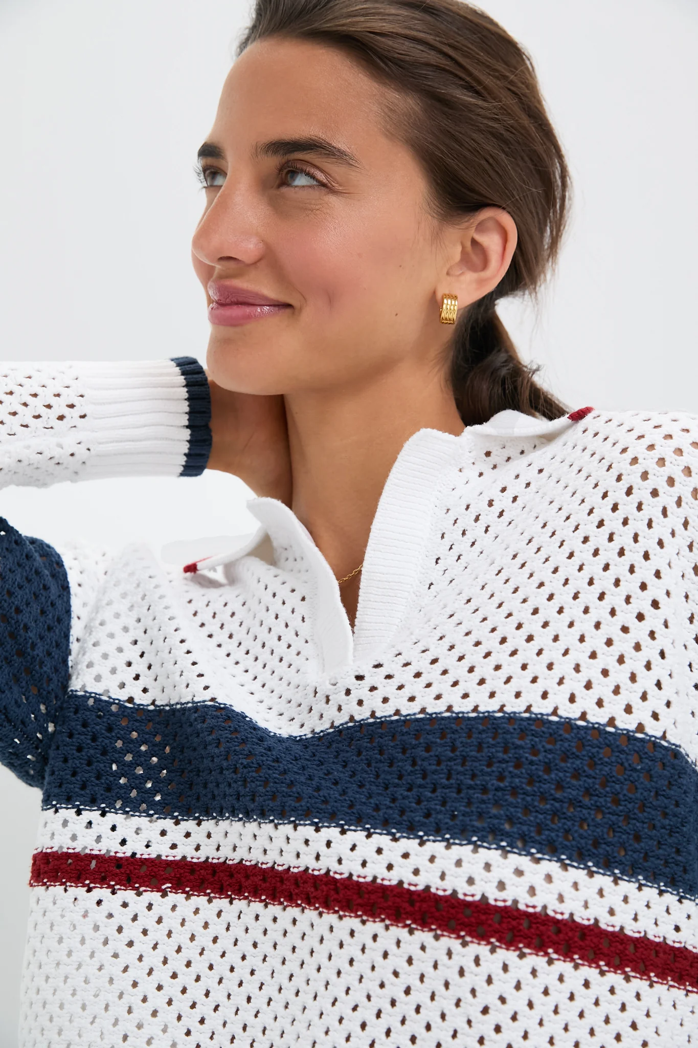 Americana Mesh Fischer Sweater - Image 5