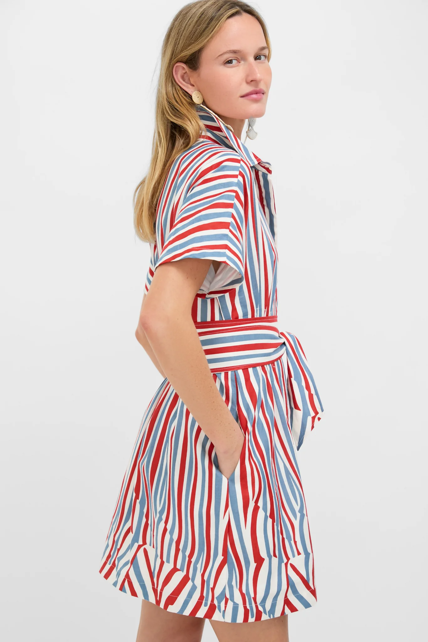 Americana Stripe Mini Callie Dress - Image 3