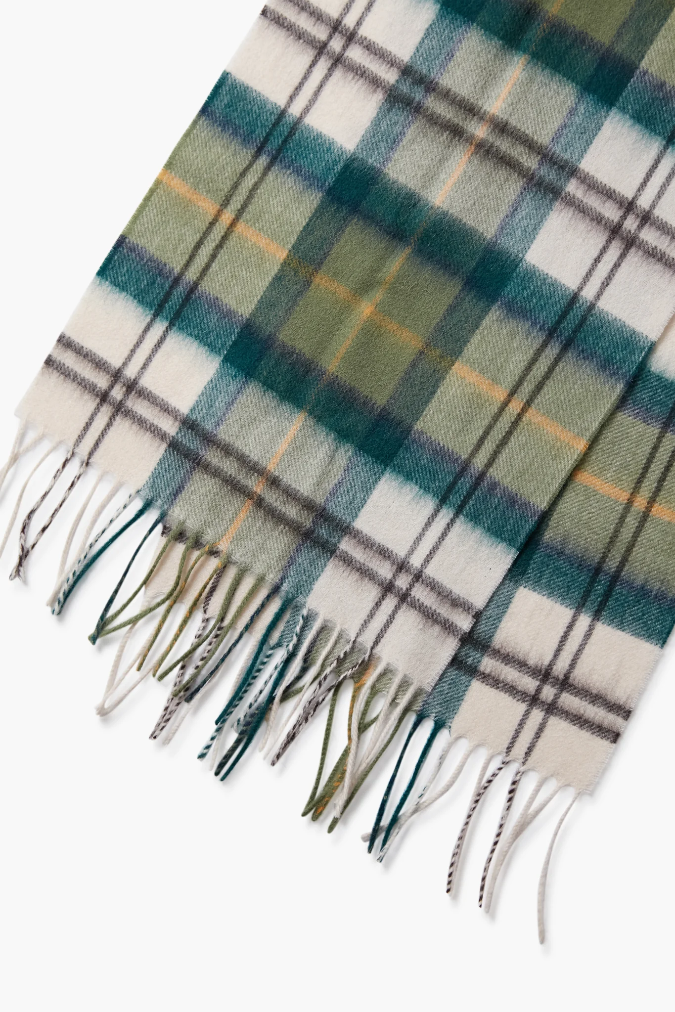 Ancient Tartan Wool and Cashmere Scarf - Image 2