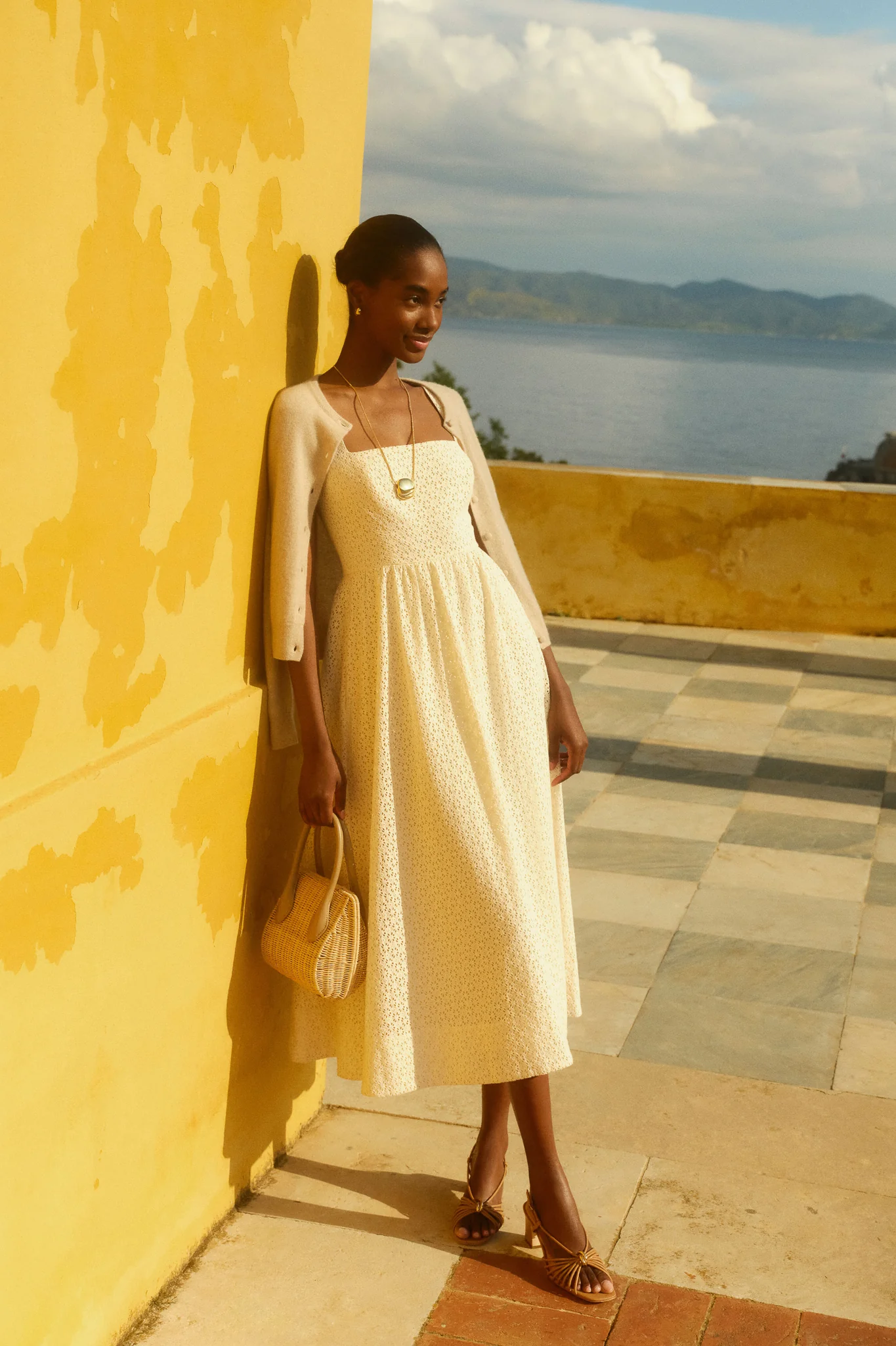 Porcelain Eyelet Esme Dress - Image 2