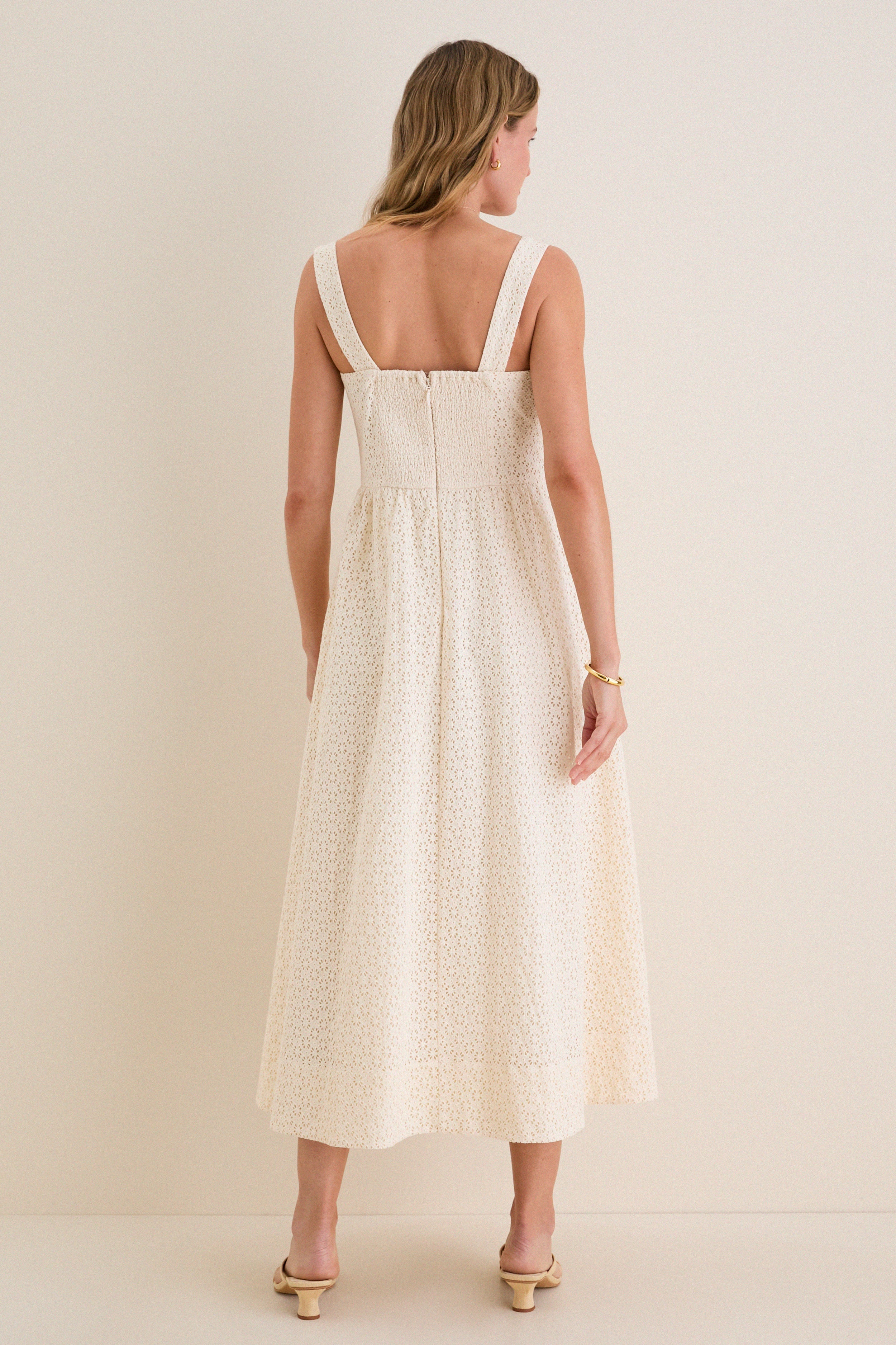 Porcelain Eyelet Esme Dress - Image 5