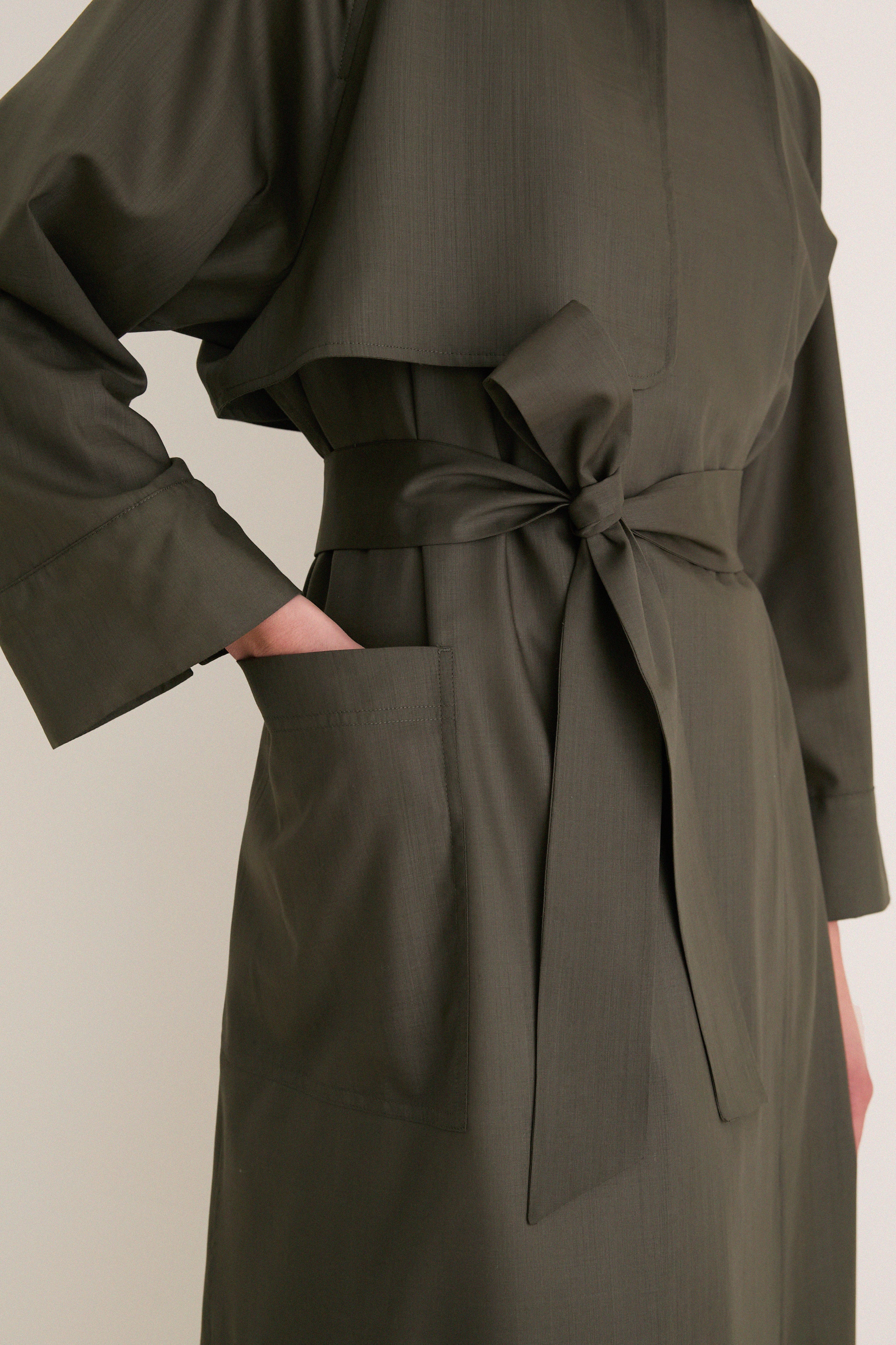 Army Green Tropical Coat - Image 6