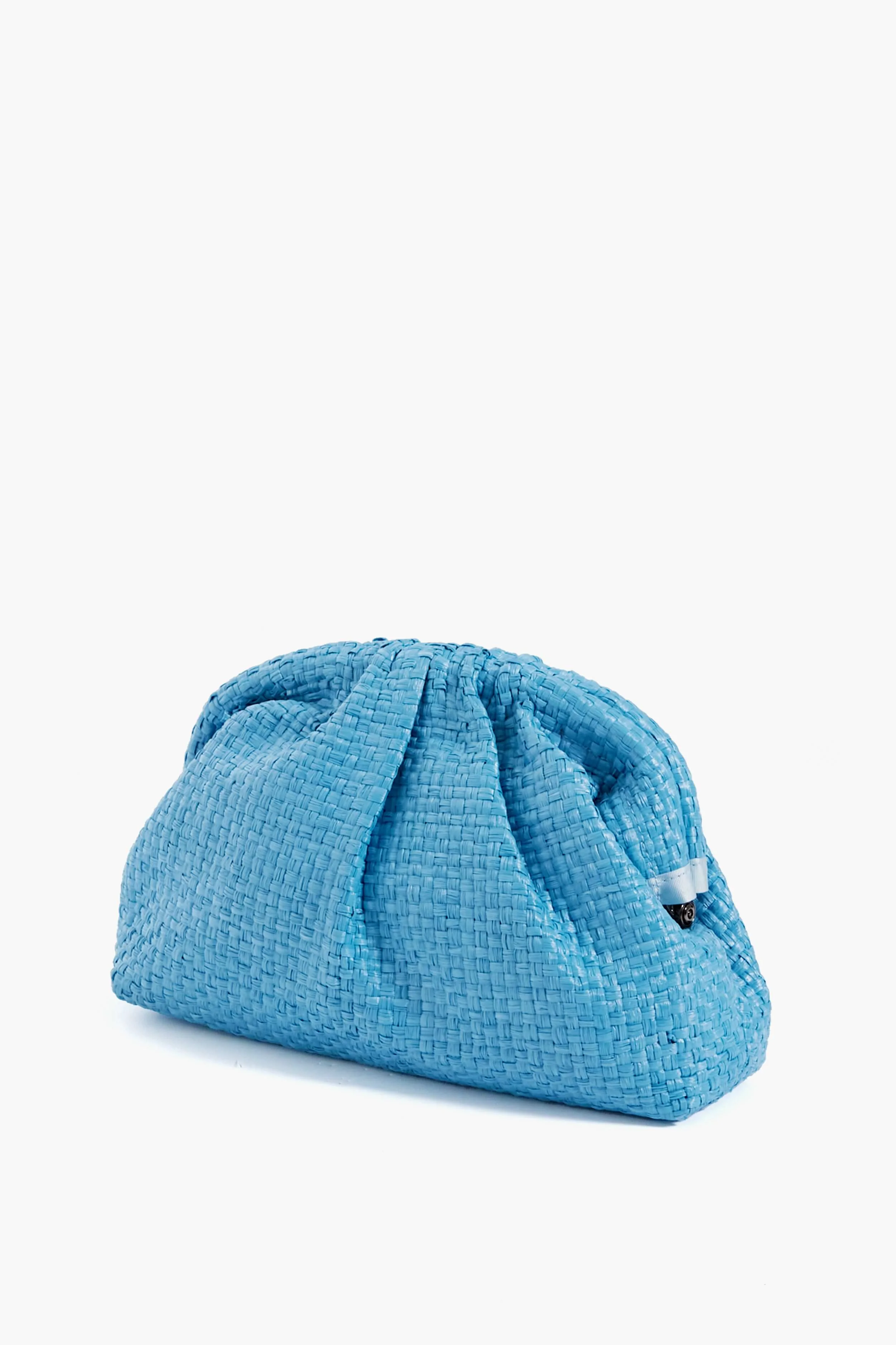 Azzurro Straw Game Clutch - Image 8