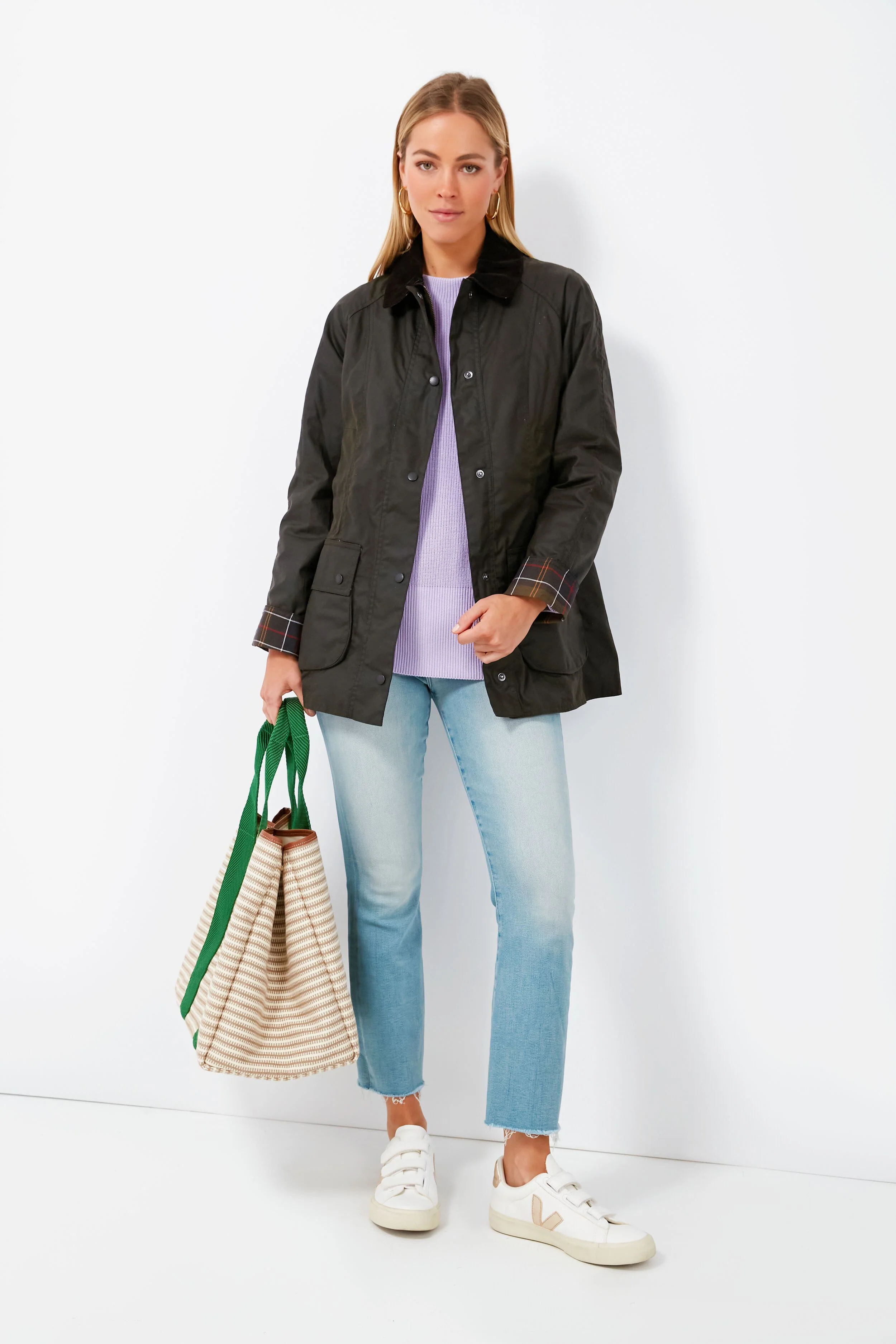 Beige Traversee L Zip Tote - Image 5