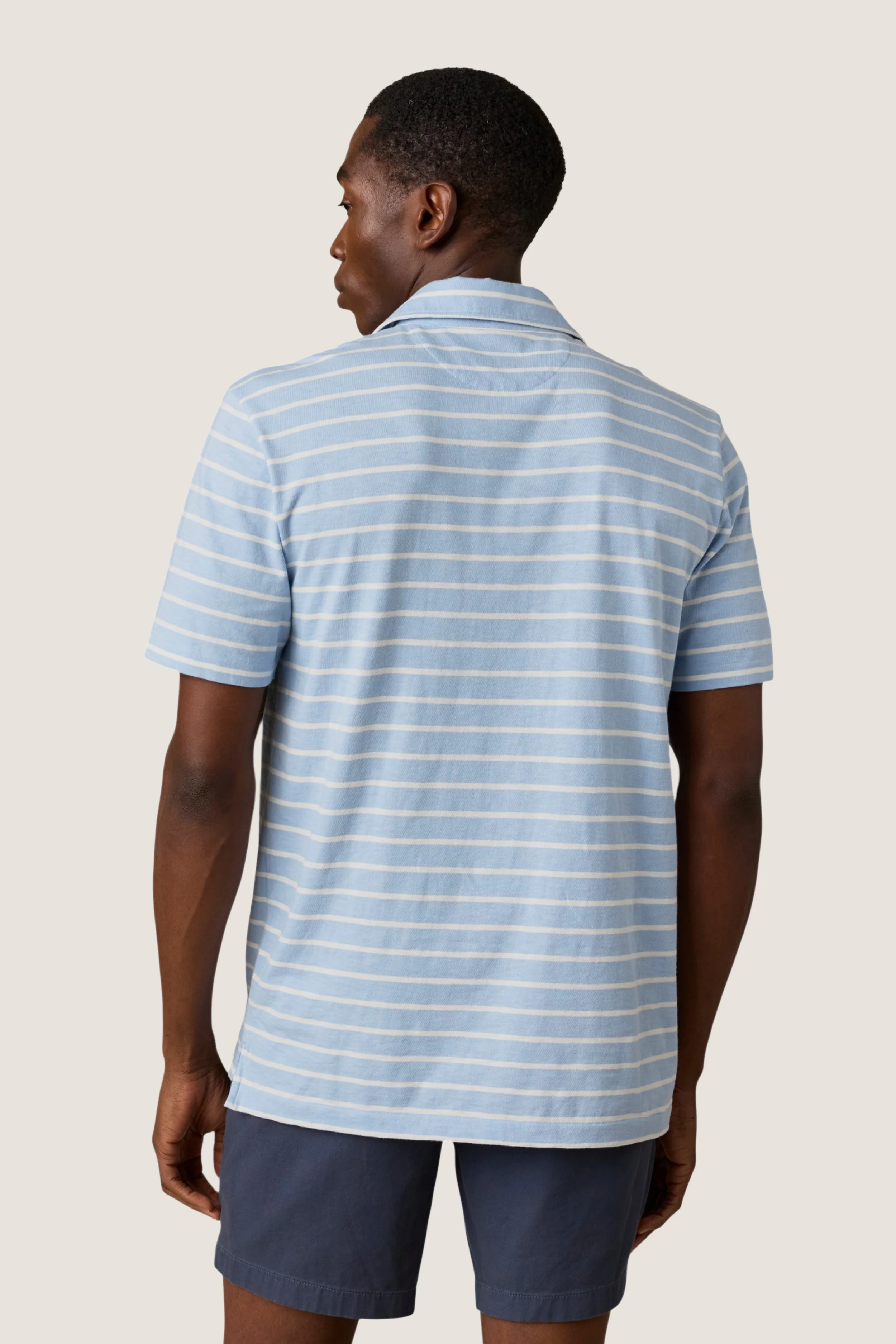 Bermuda Sail Stripe Sunwashed Tee Shirt Polo - Image 2