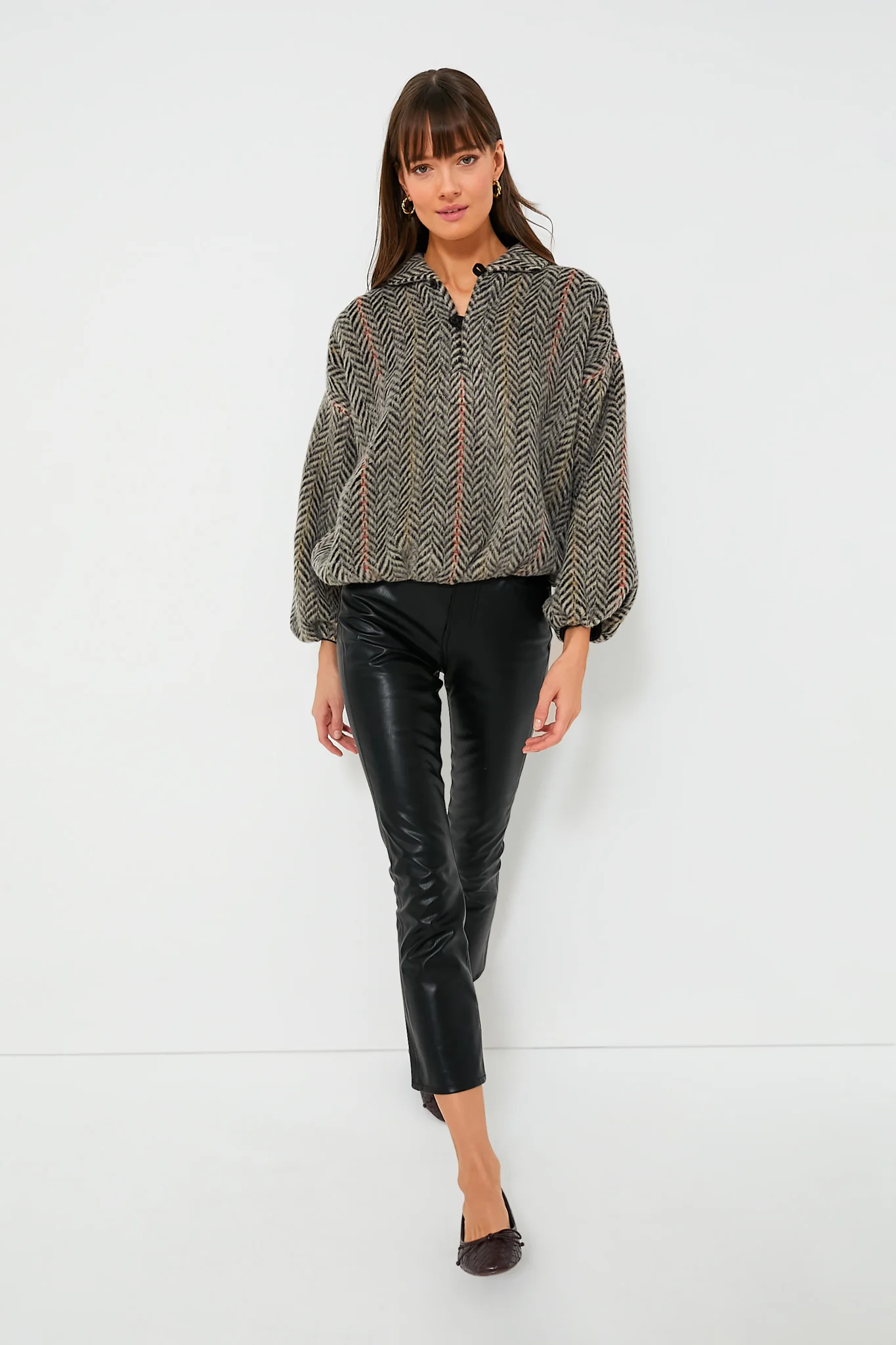 Birch Chevron Stripe The Outlander Pullover - Image 2