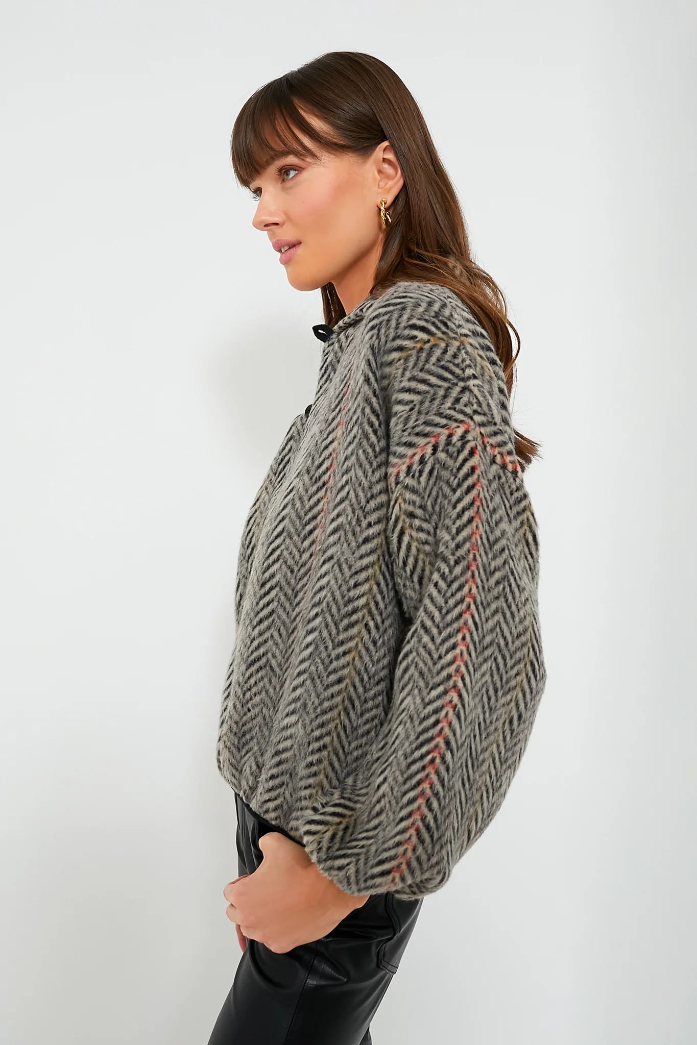 Birch Chevron Stripe The Outlander Pullover - Image 3