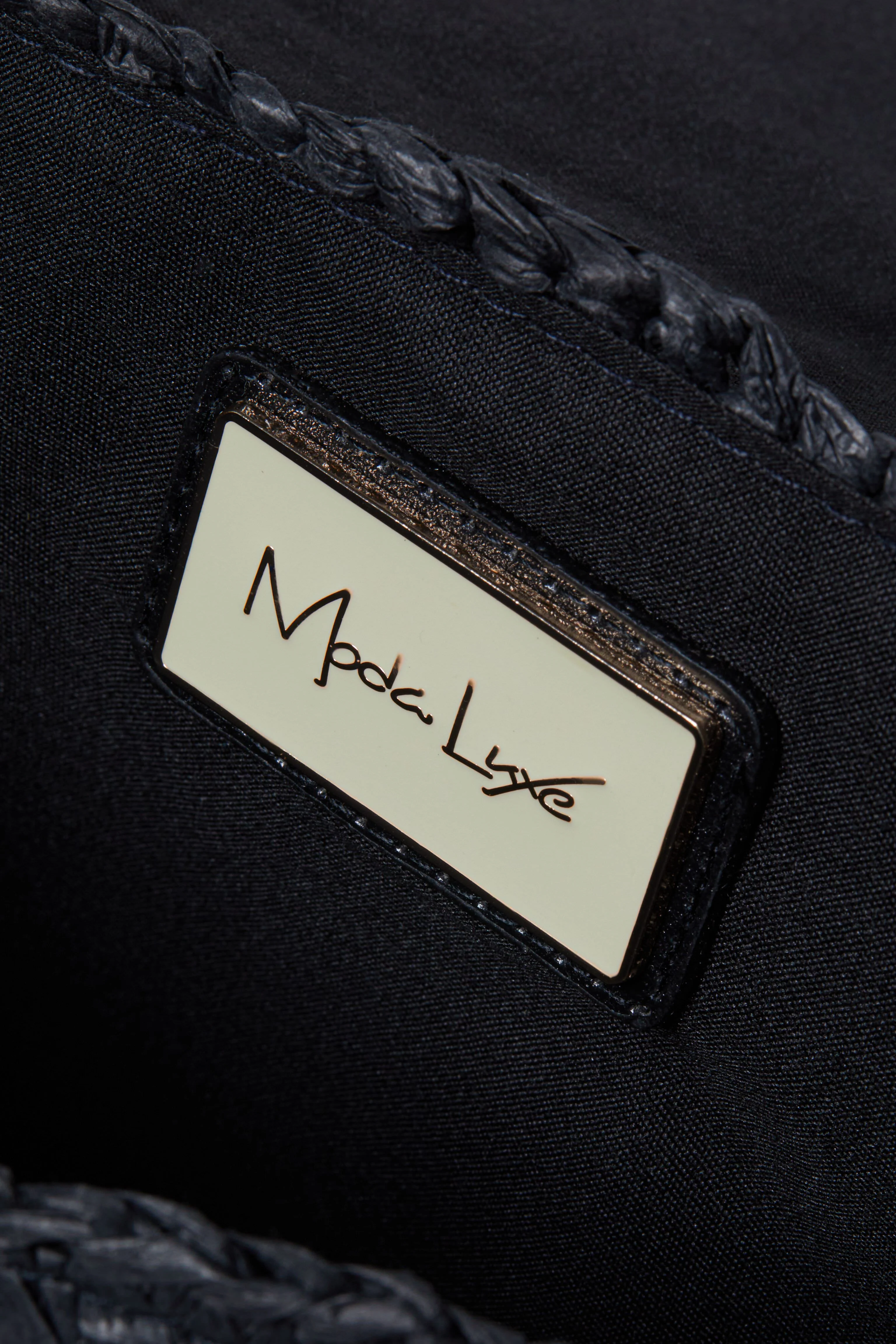 Black and Natural Kairi Bag - Image 6