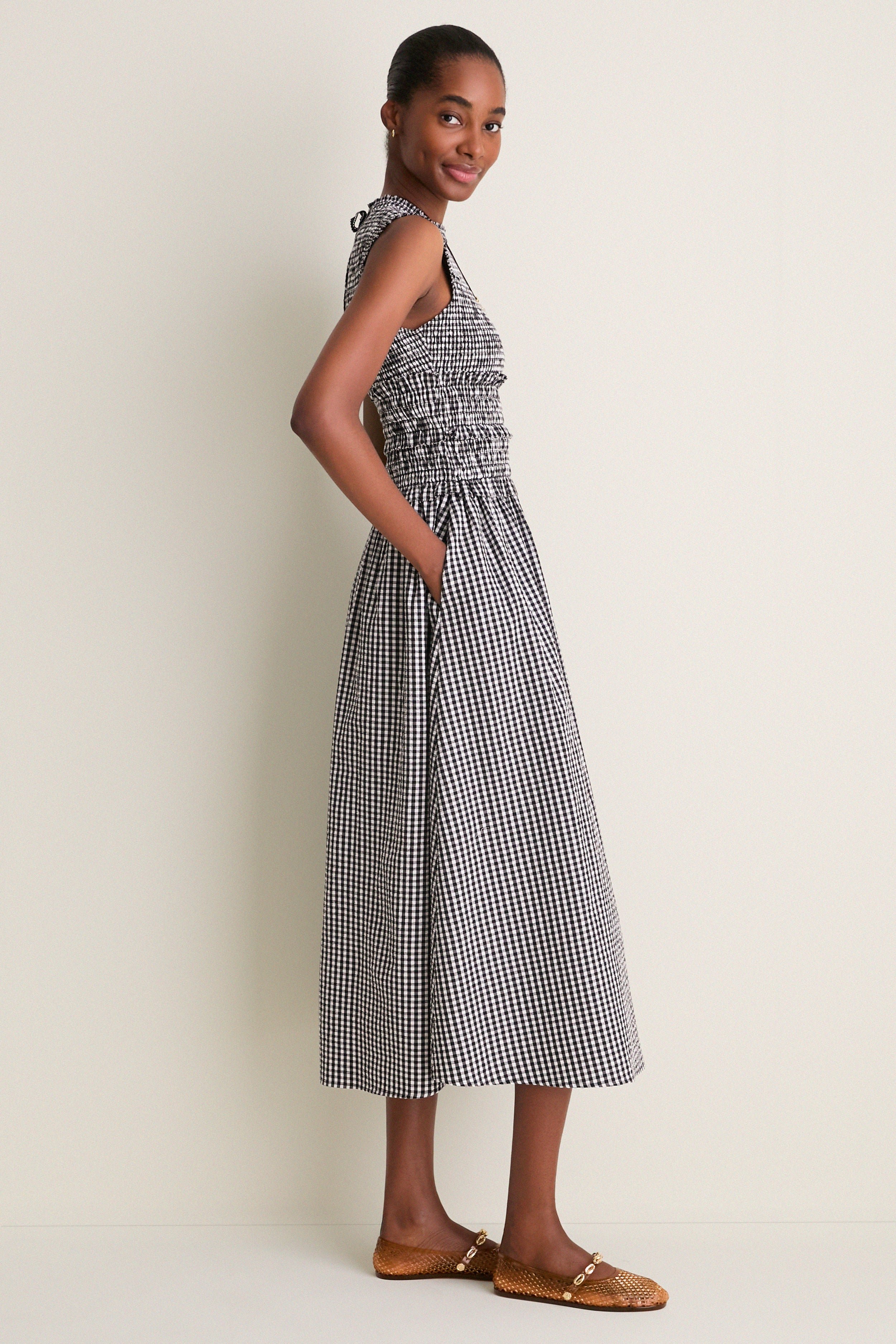 Black and White Louise Dress - Image 3