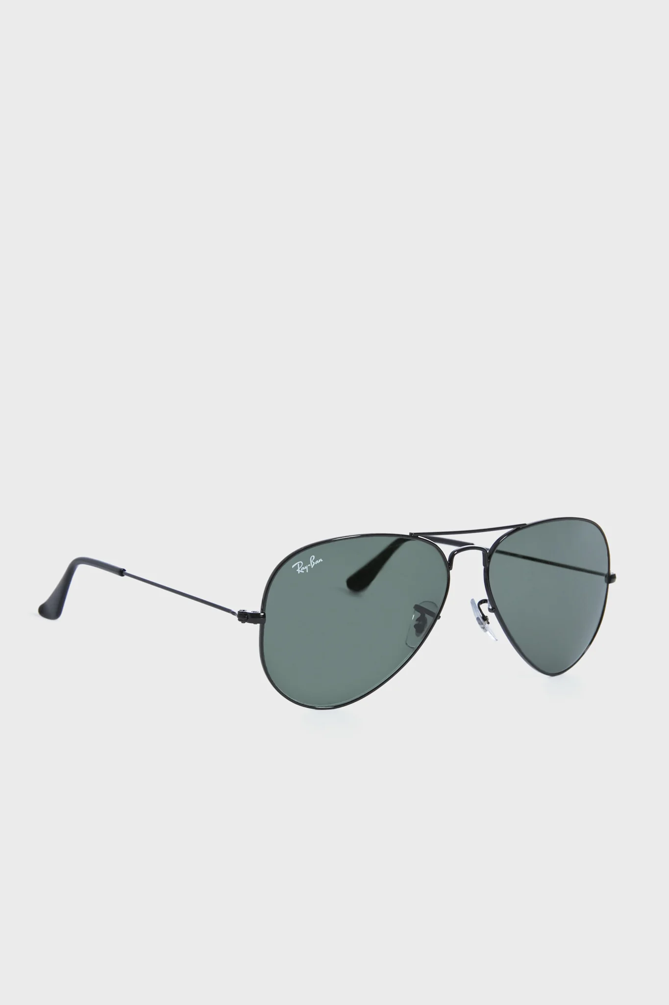 Black Classic Aviator Sunglasses - Image 4