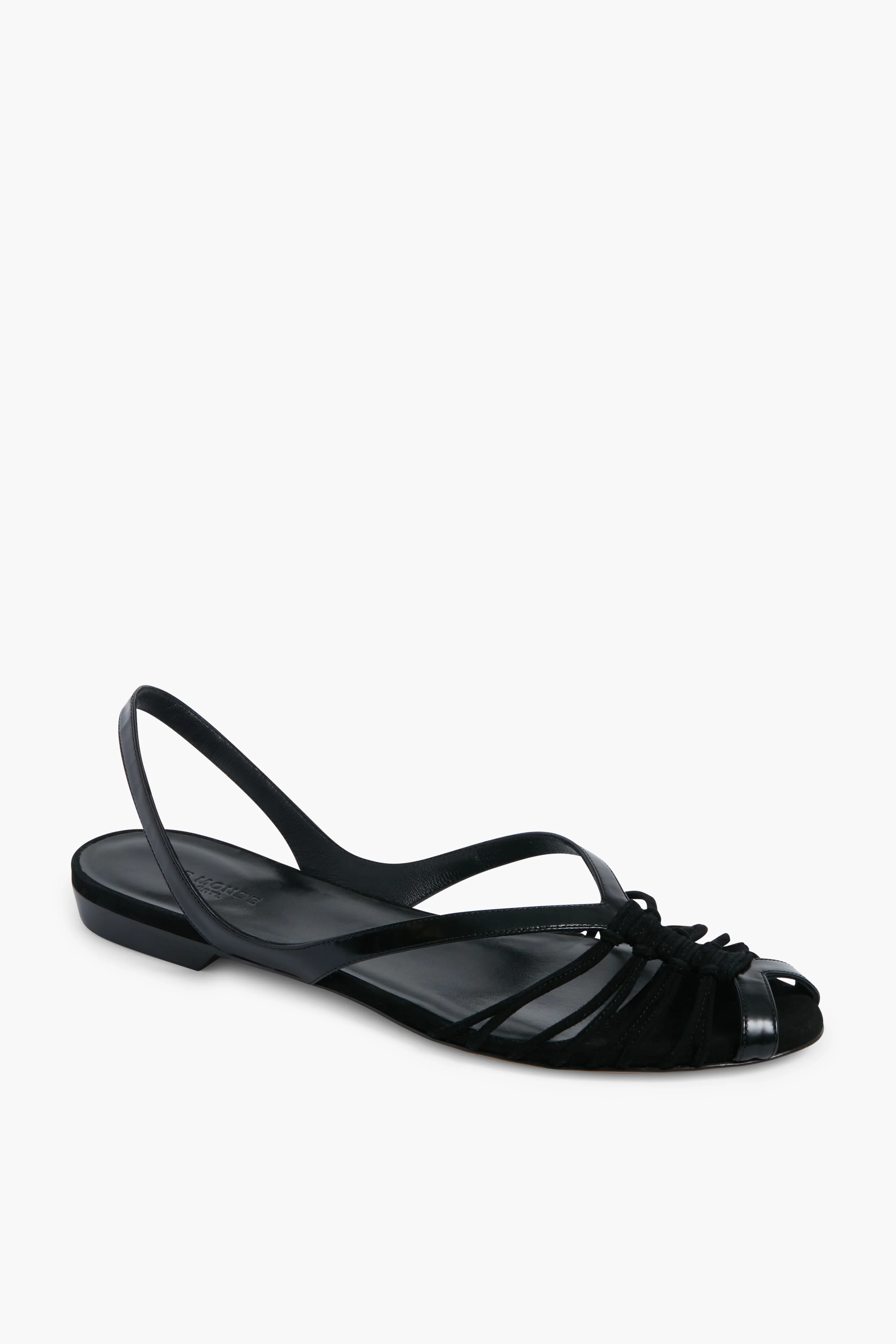 Black Cage Sandals - Image 4