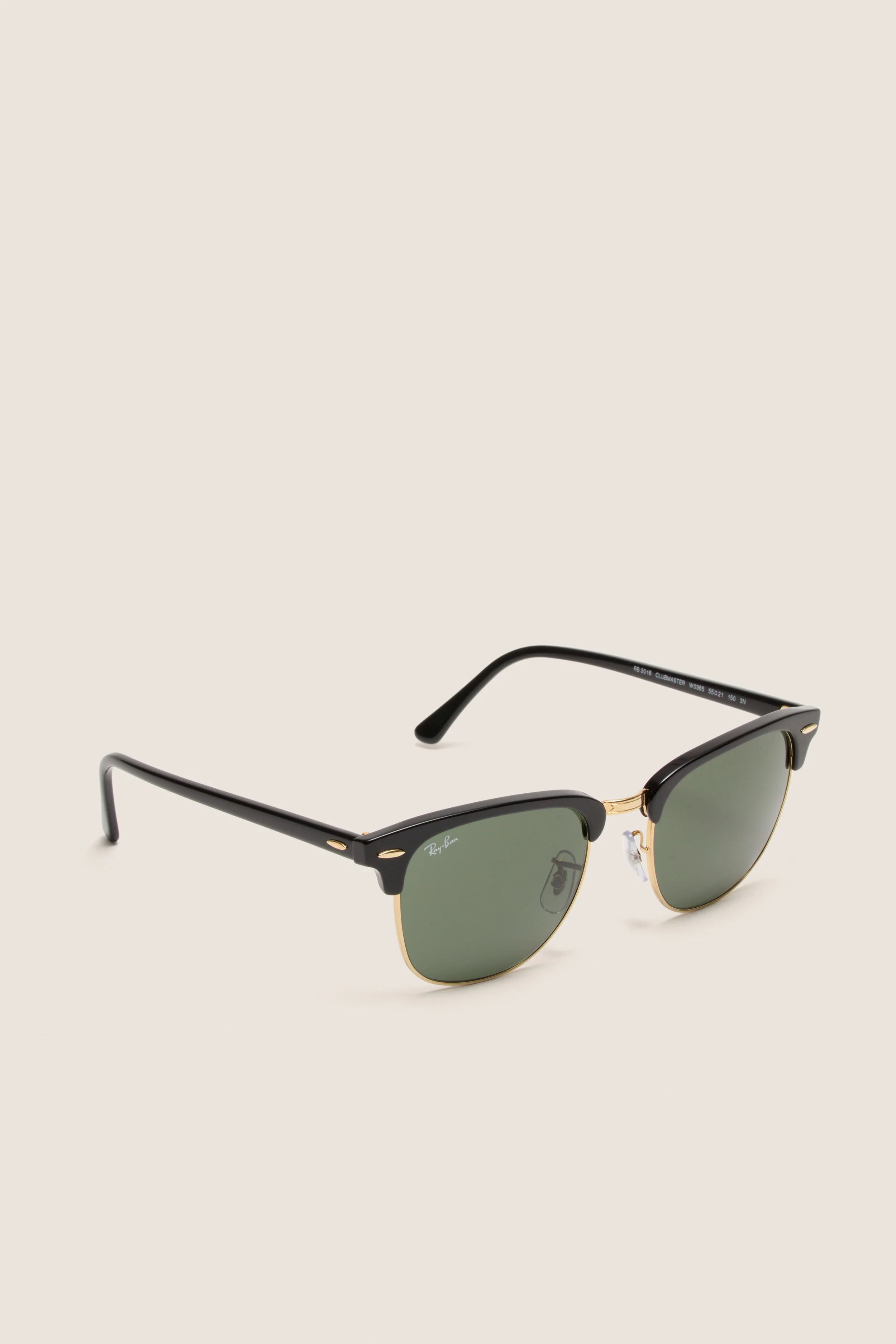 Black Clubmaster Sunglasses - Image 3