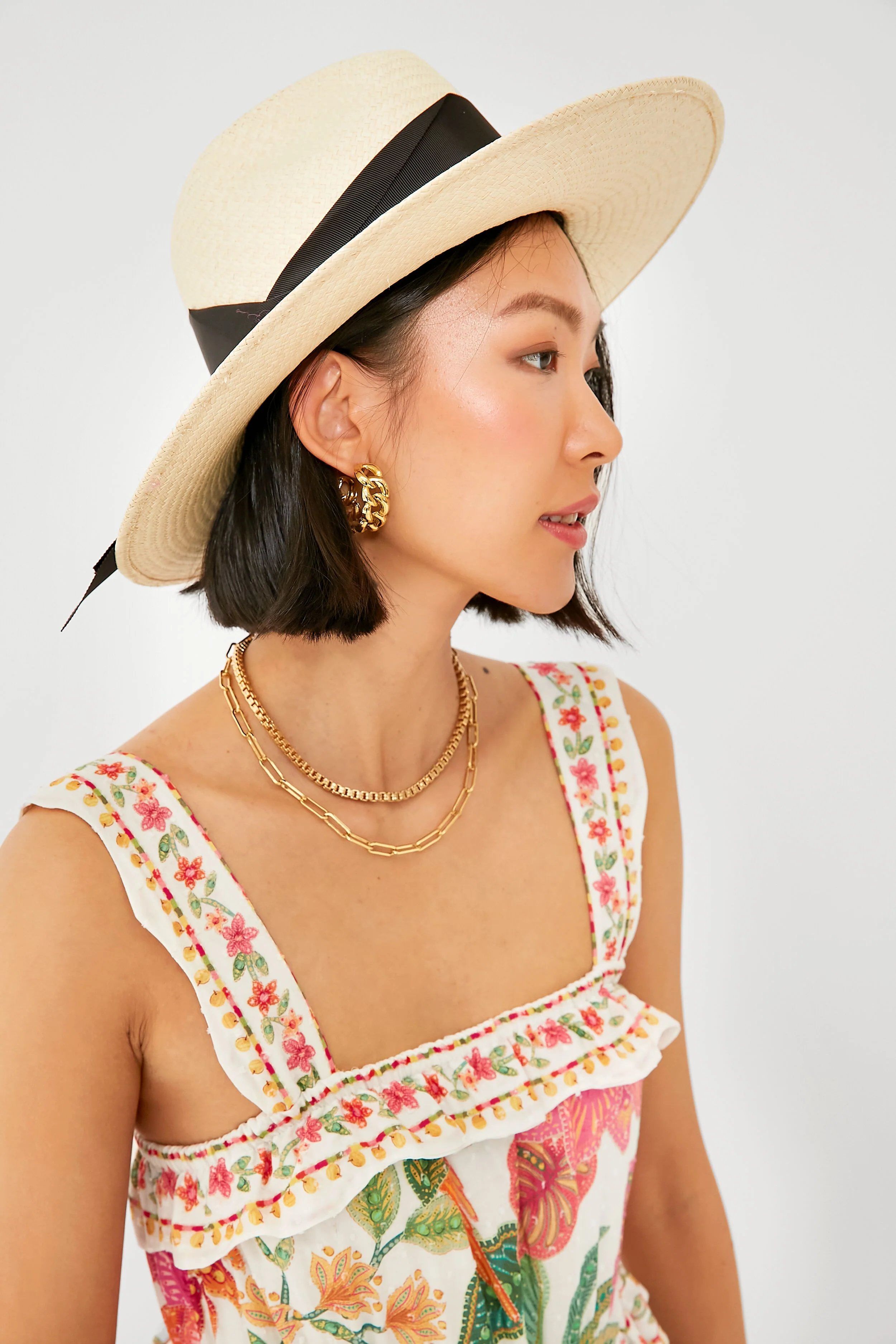 Black Gardenia Hat - Image 2