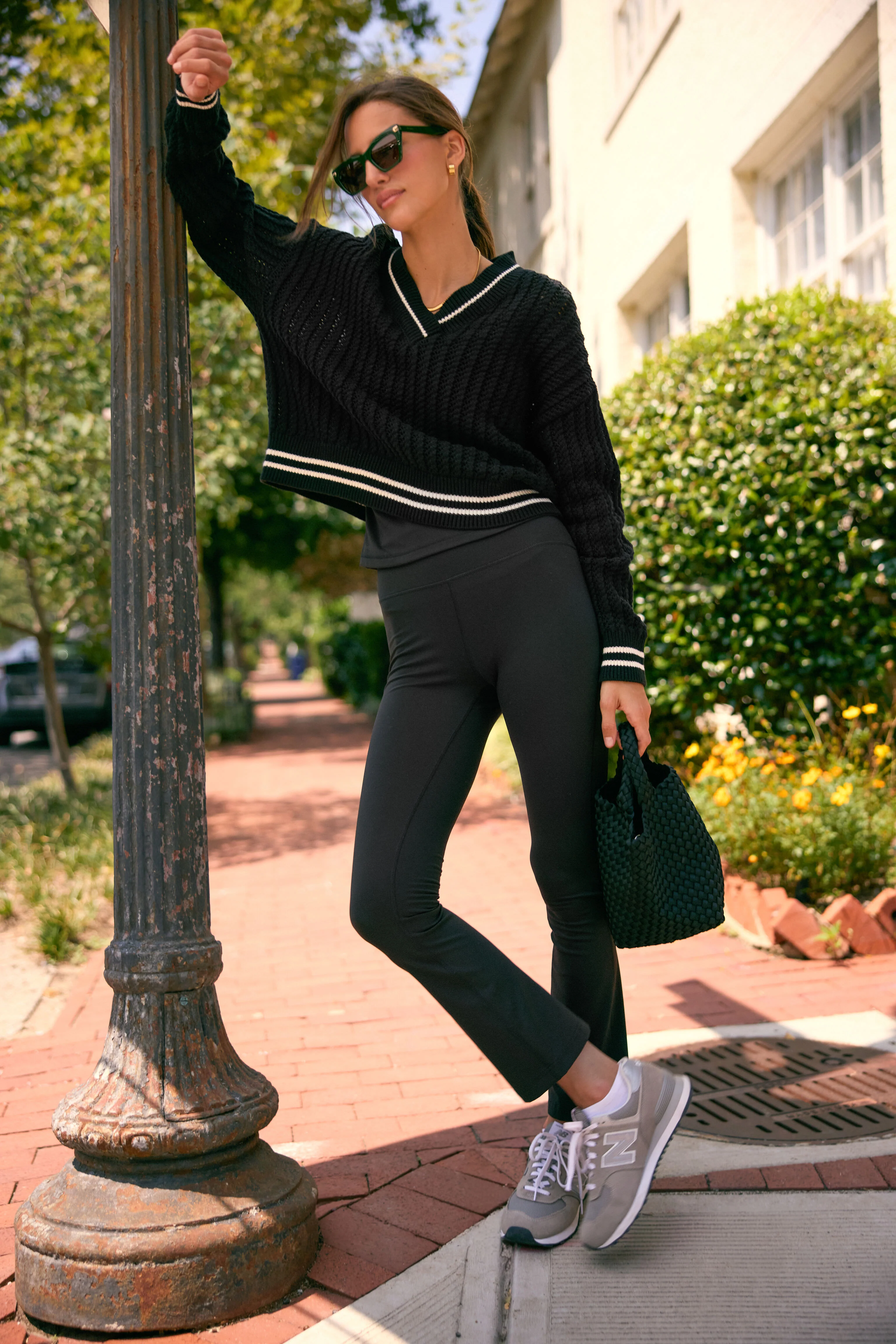 Black High Rise Compression Spandex Millie Yoga Pant - Image 2