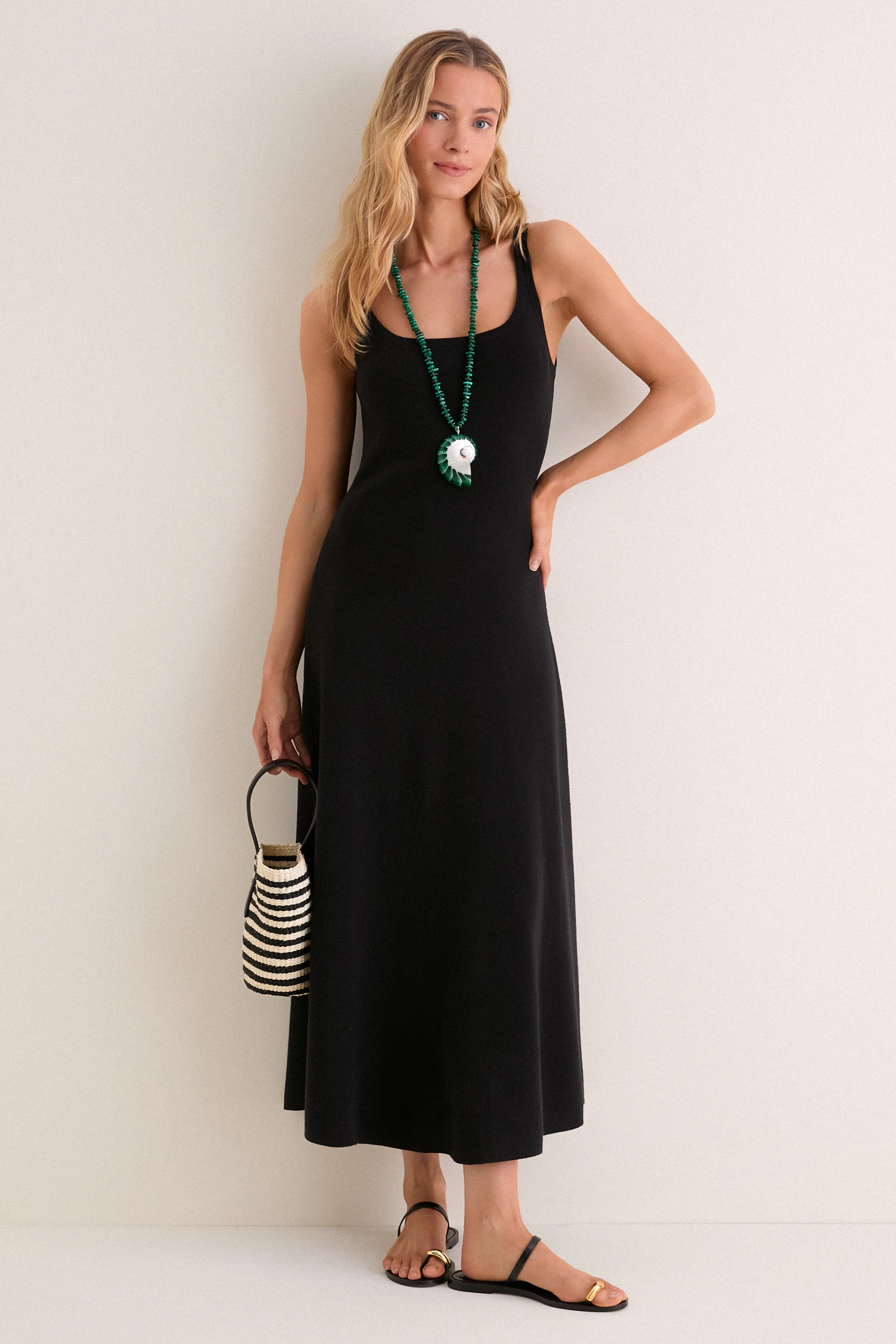 Black Knit Barrington Dress - Image 2