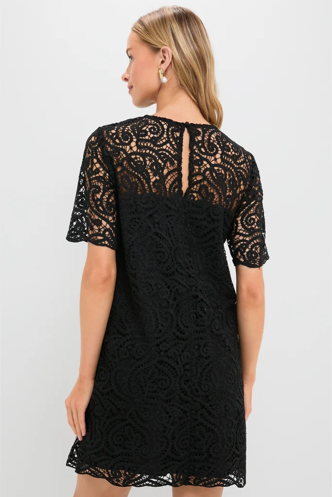Black Lace Lucinda Dress - Image 5