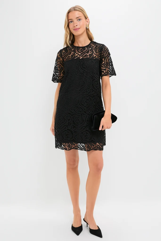 Black Lace Lucinda Dress - Image 6
