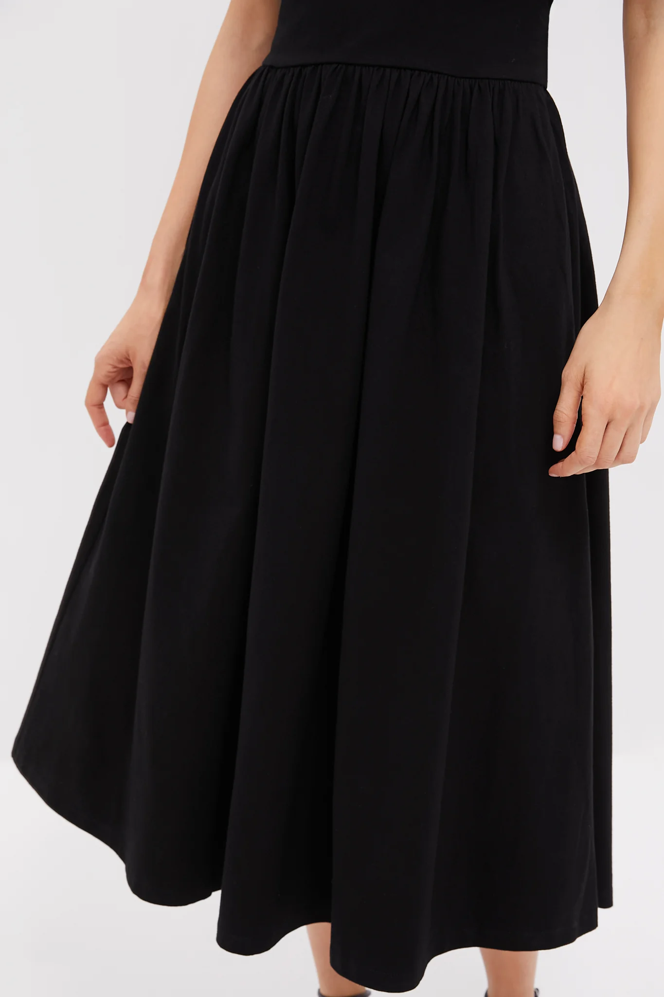 Black Mikaela Midi Dress - Image 6