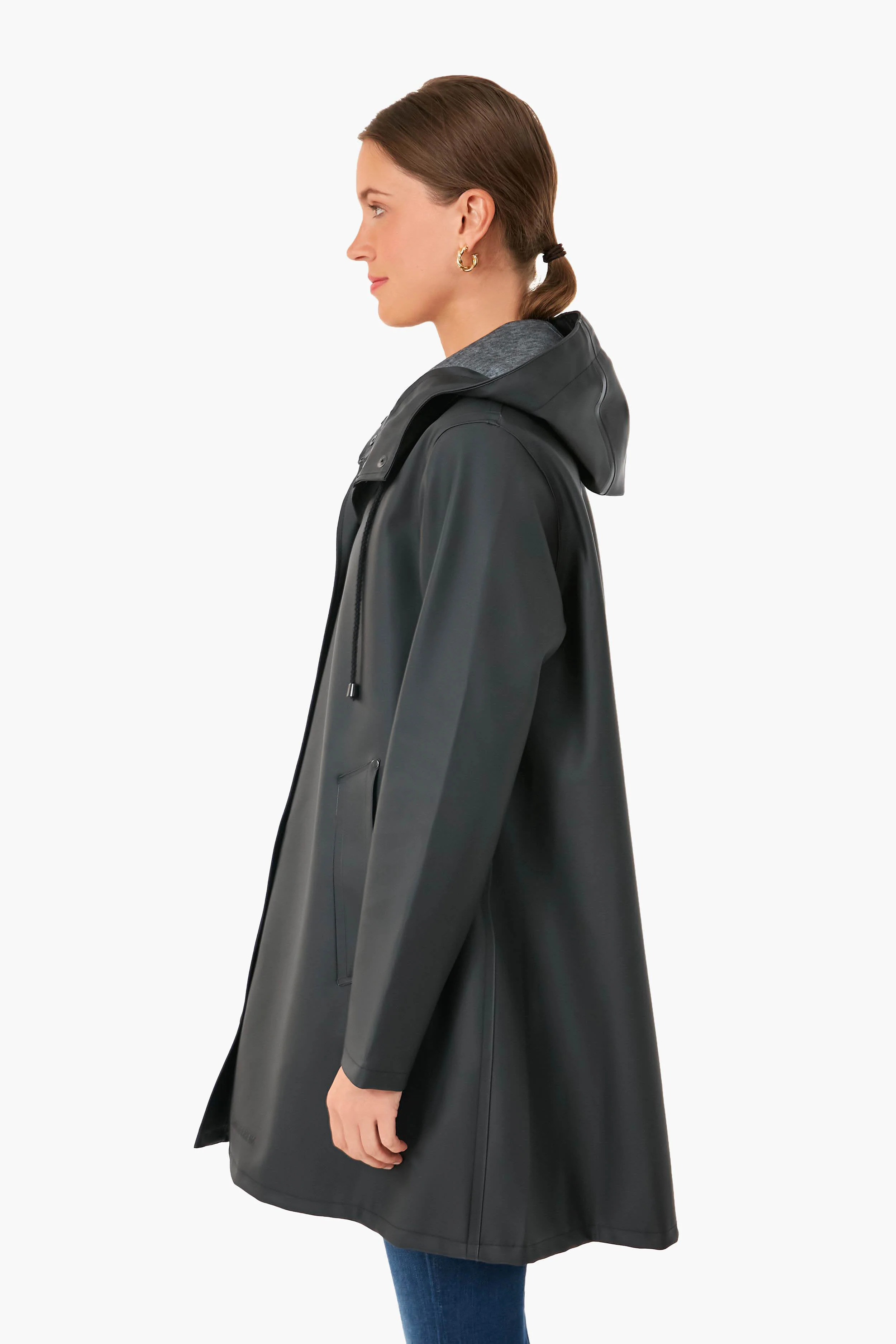 Black Mosebacke Raincoat - Image 3