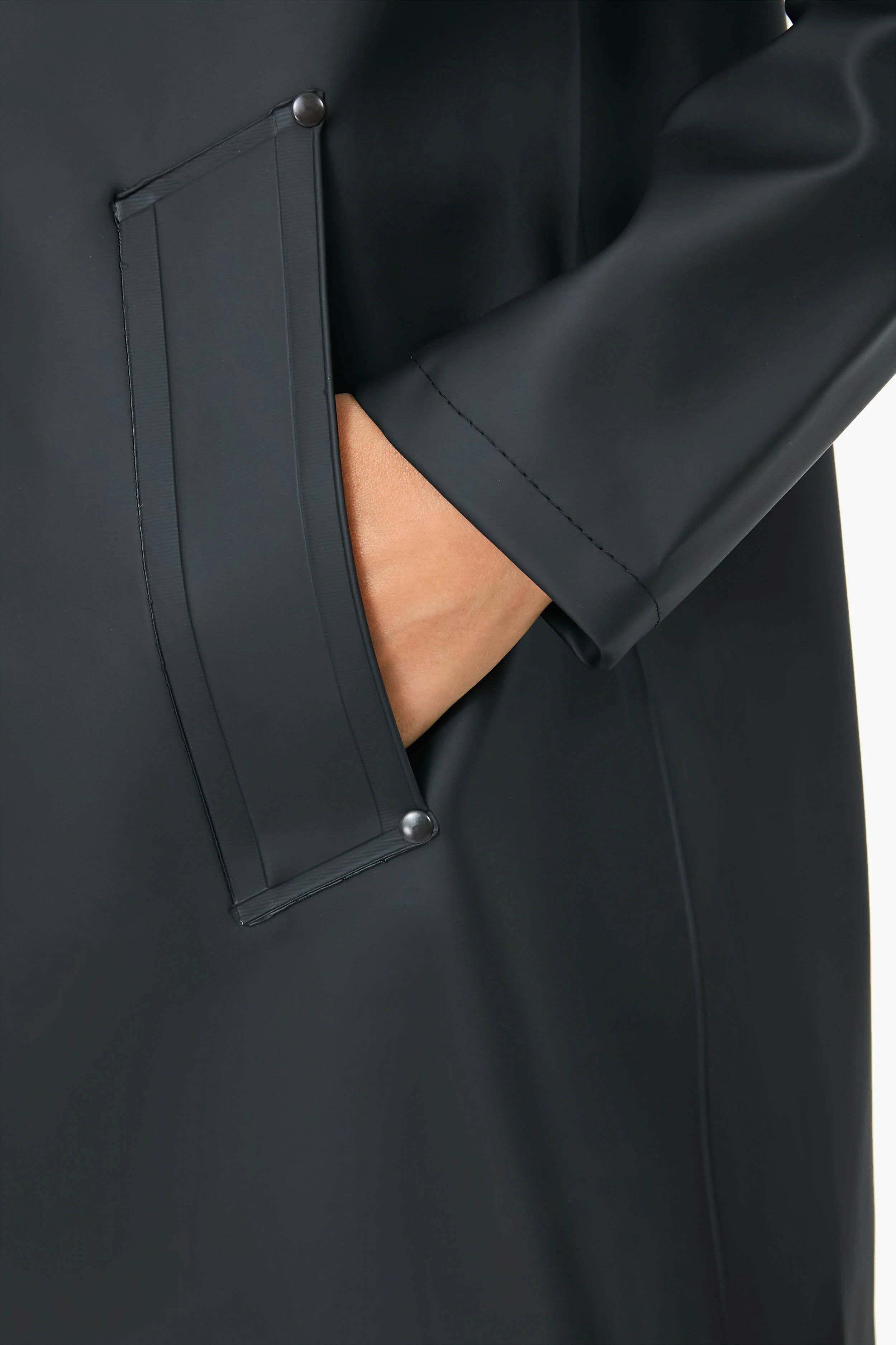 Black Mosebacke Raincoat - Image 5