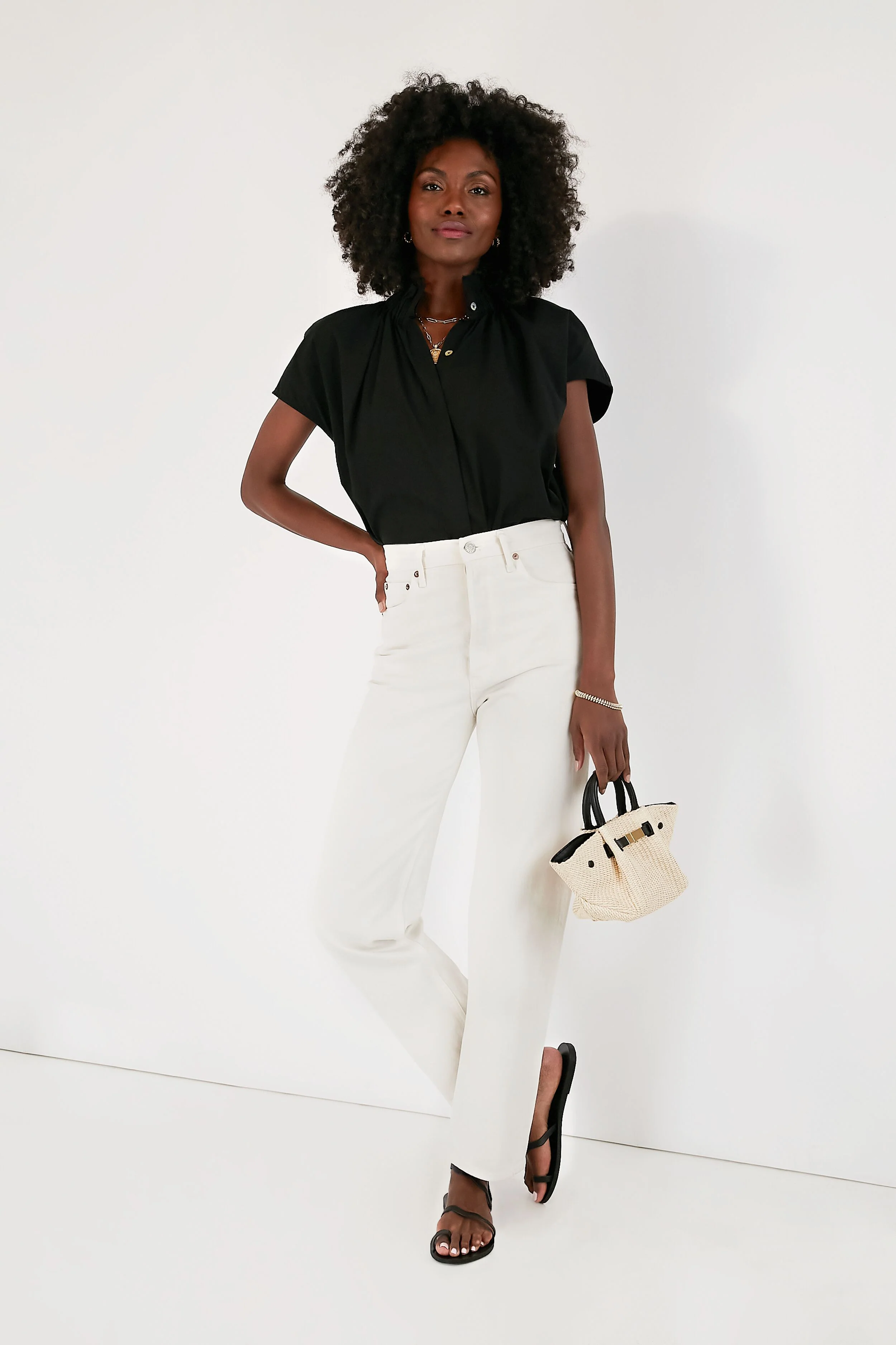 Black Rae Blouse - Image 2