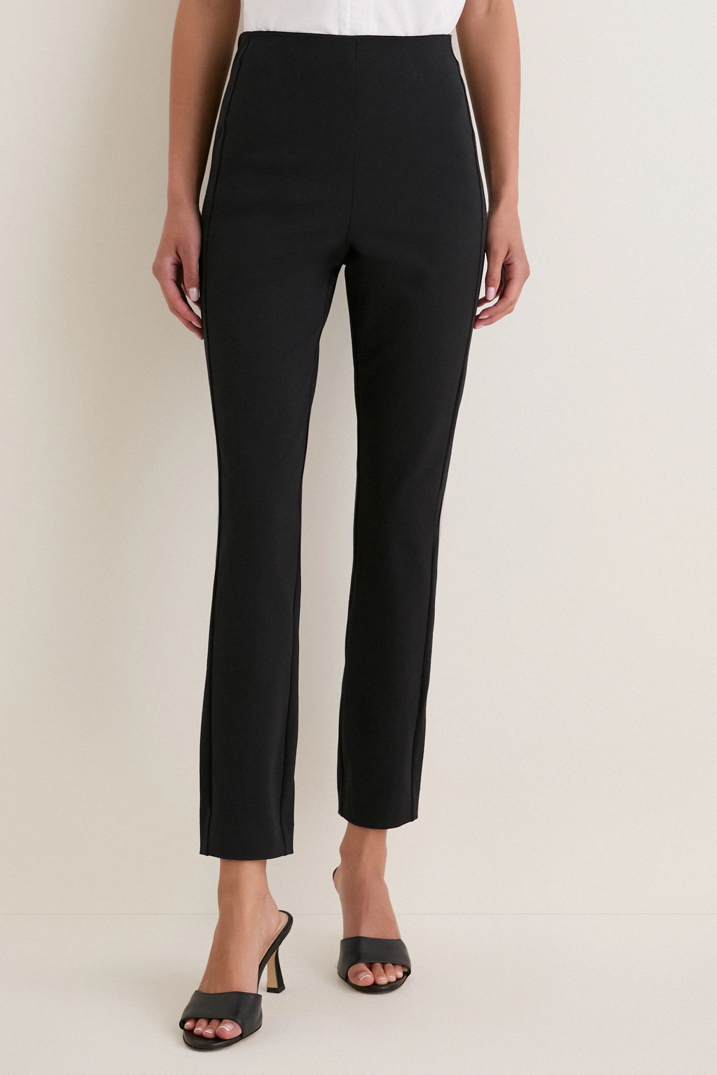 Noir Four-Way Stretch Zoey Pixie Pants