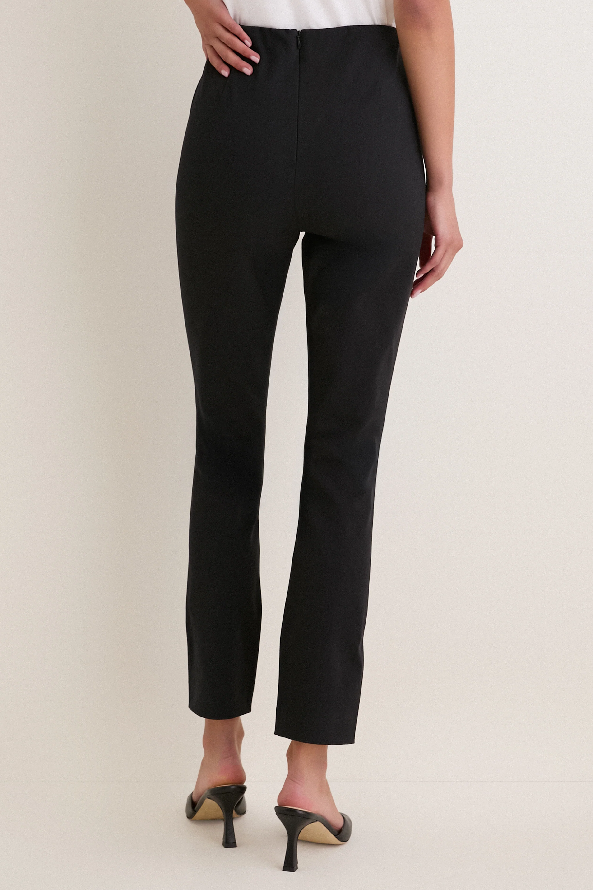 Noir Four-Way Stretch Zoey Pixie Pants - Image 4