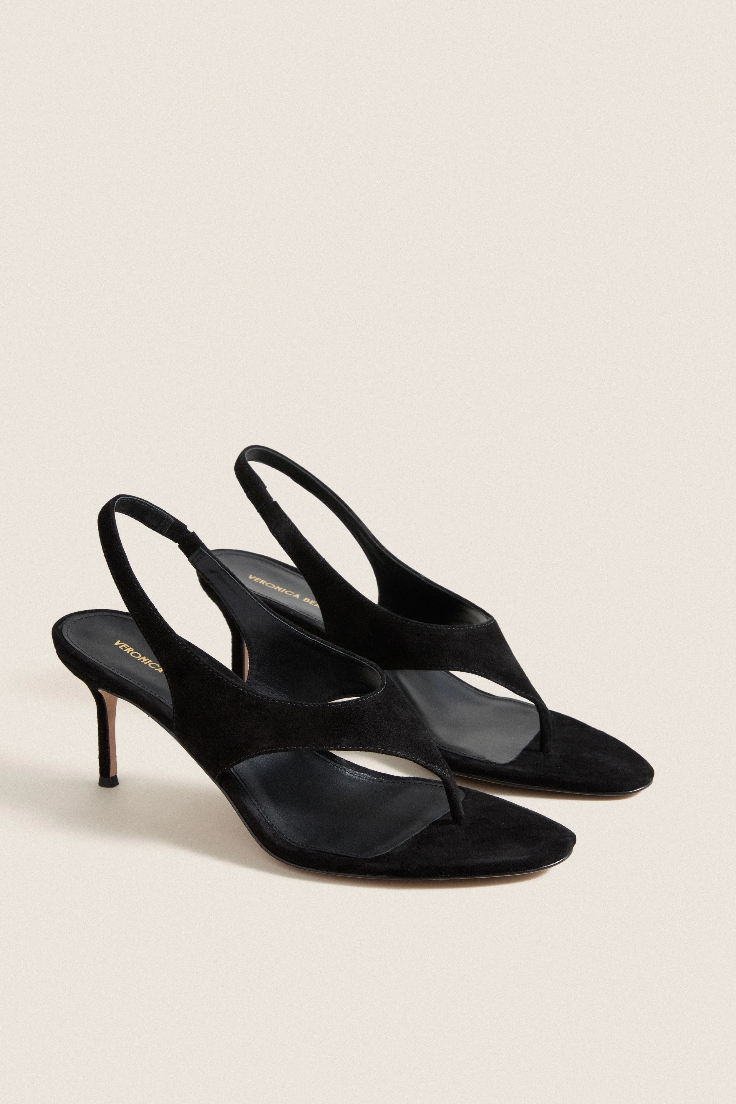Black Suede Talon Heels - Image 5