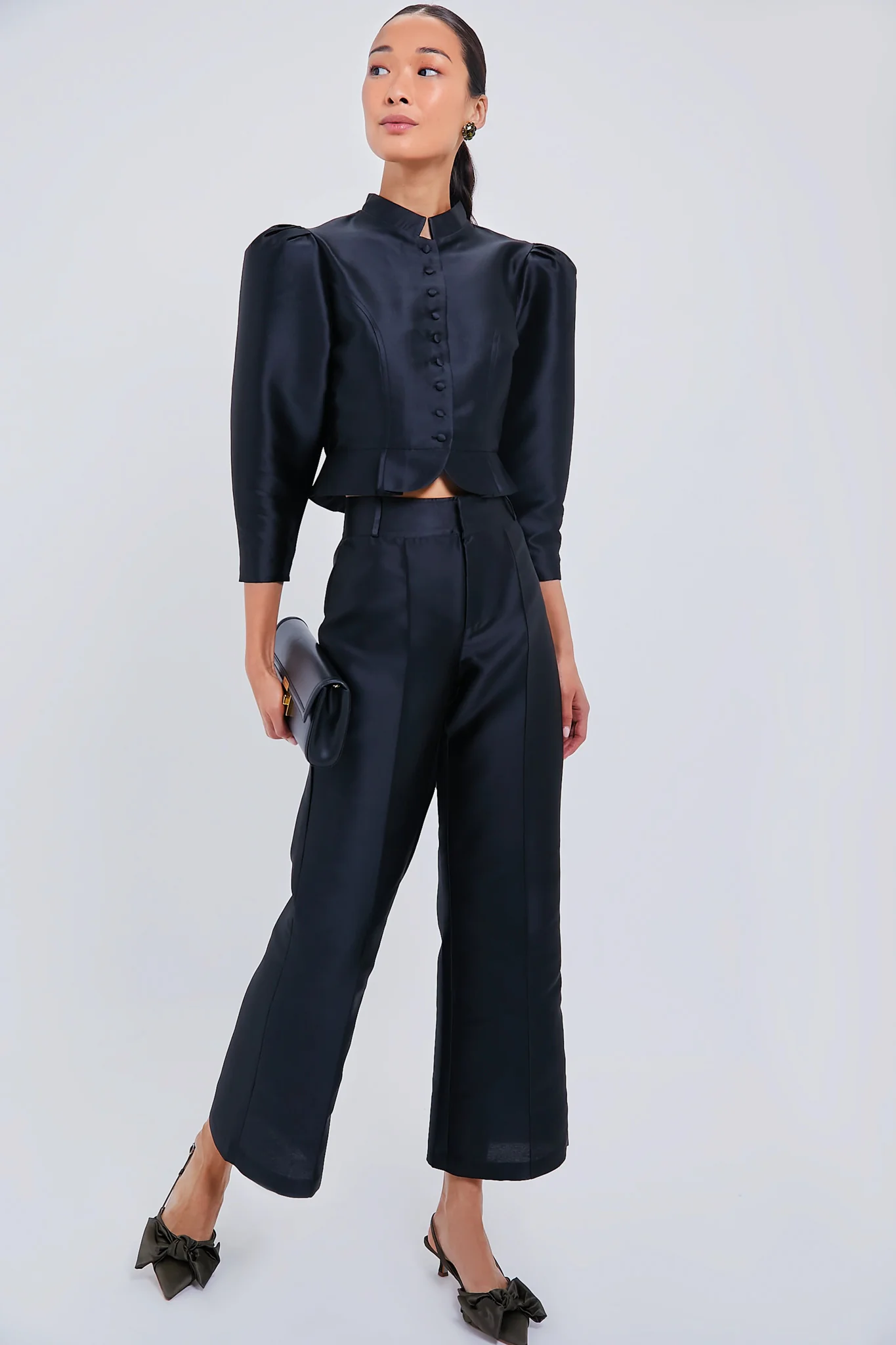 Black Yoshitomo Smart Pants - Image 2