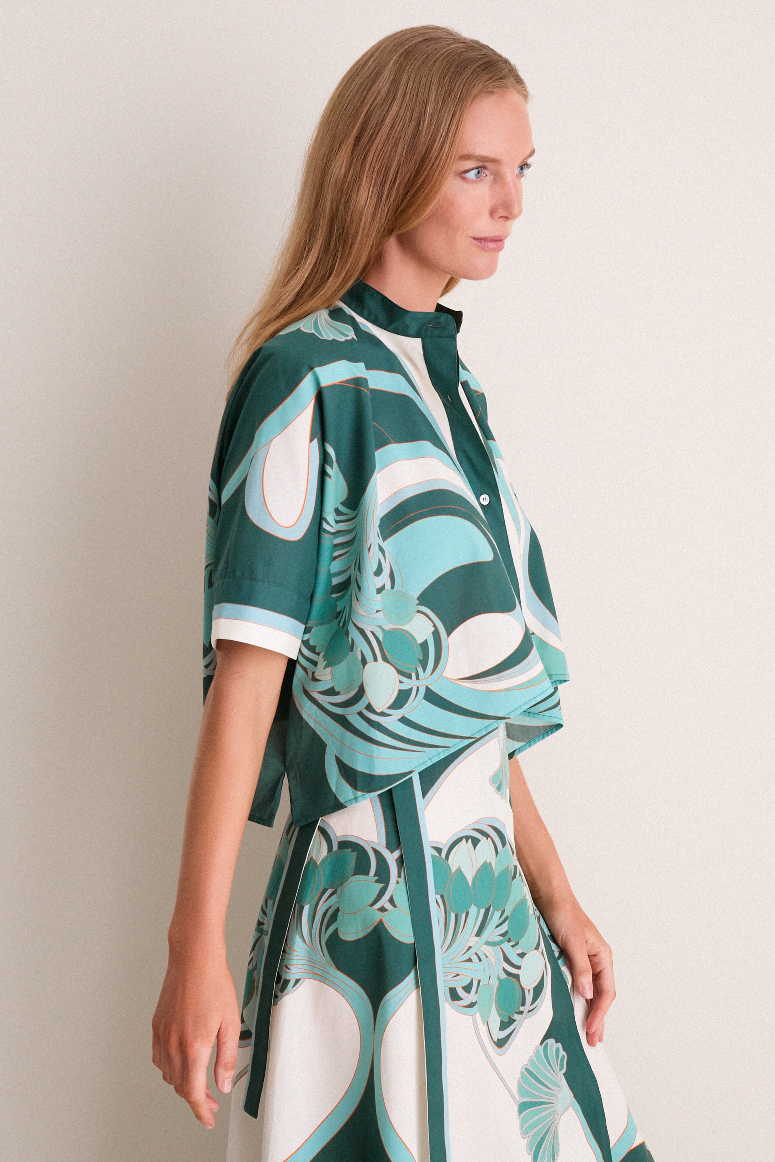 Blooming Tulip Placee Mini Foulard Shirt - Image 3