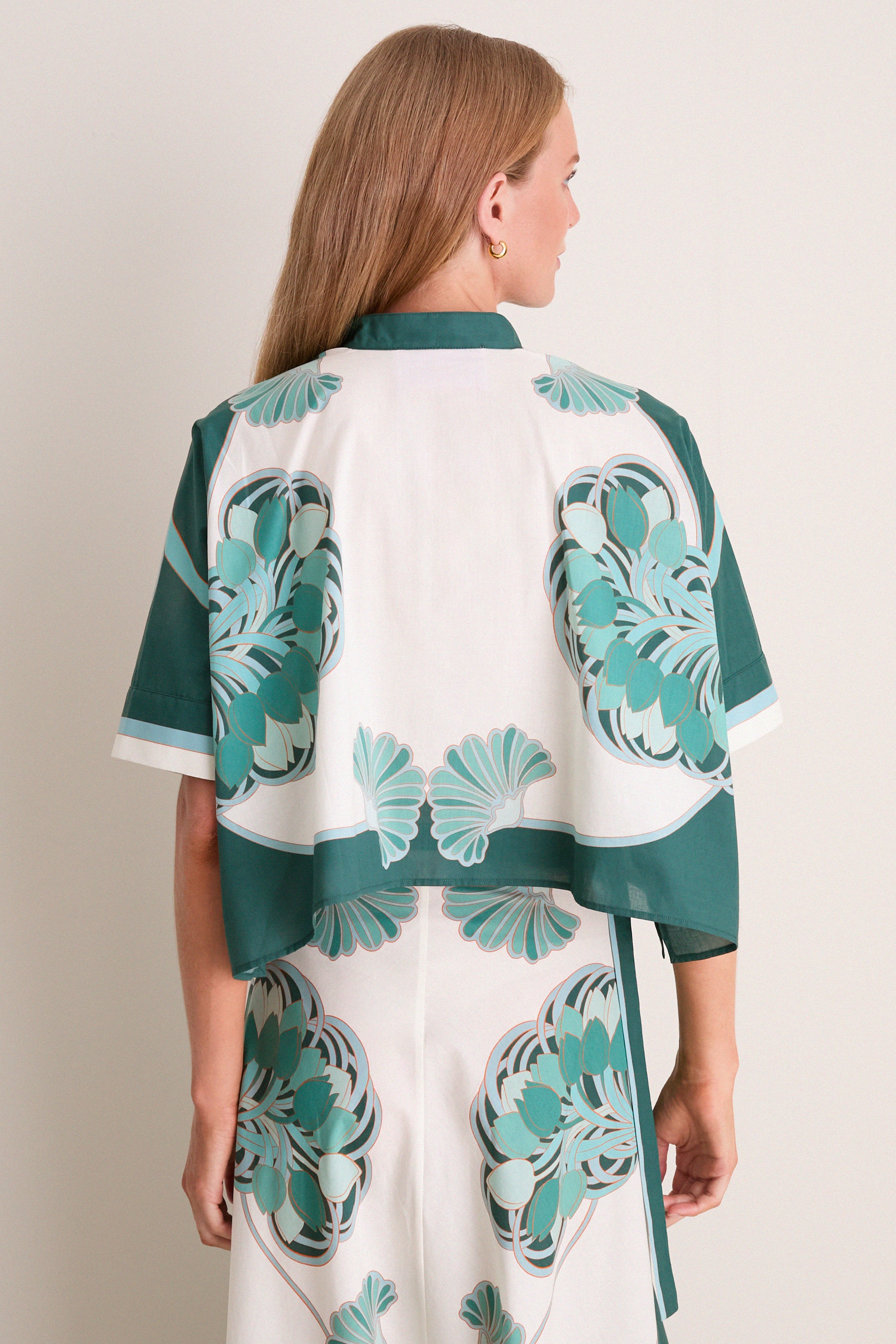 Blooming Tulip Placee Mini Foulard Shirt - Image 4