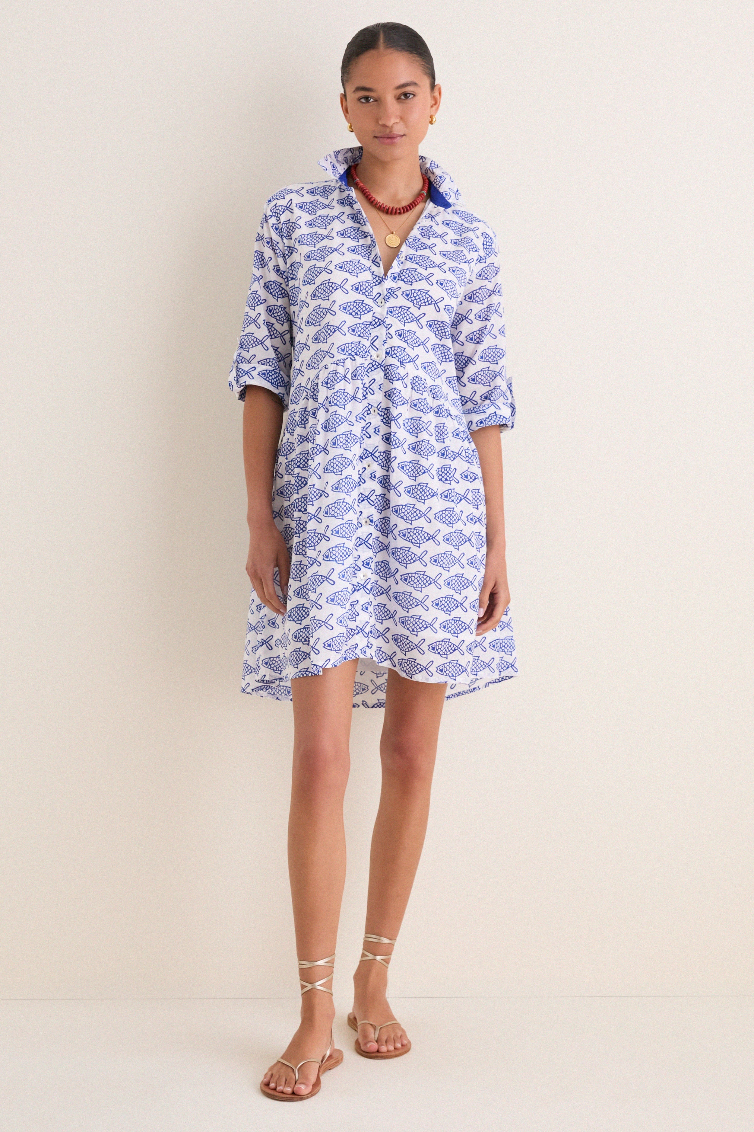Blue Coi Deauville Short Dress - Image 6