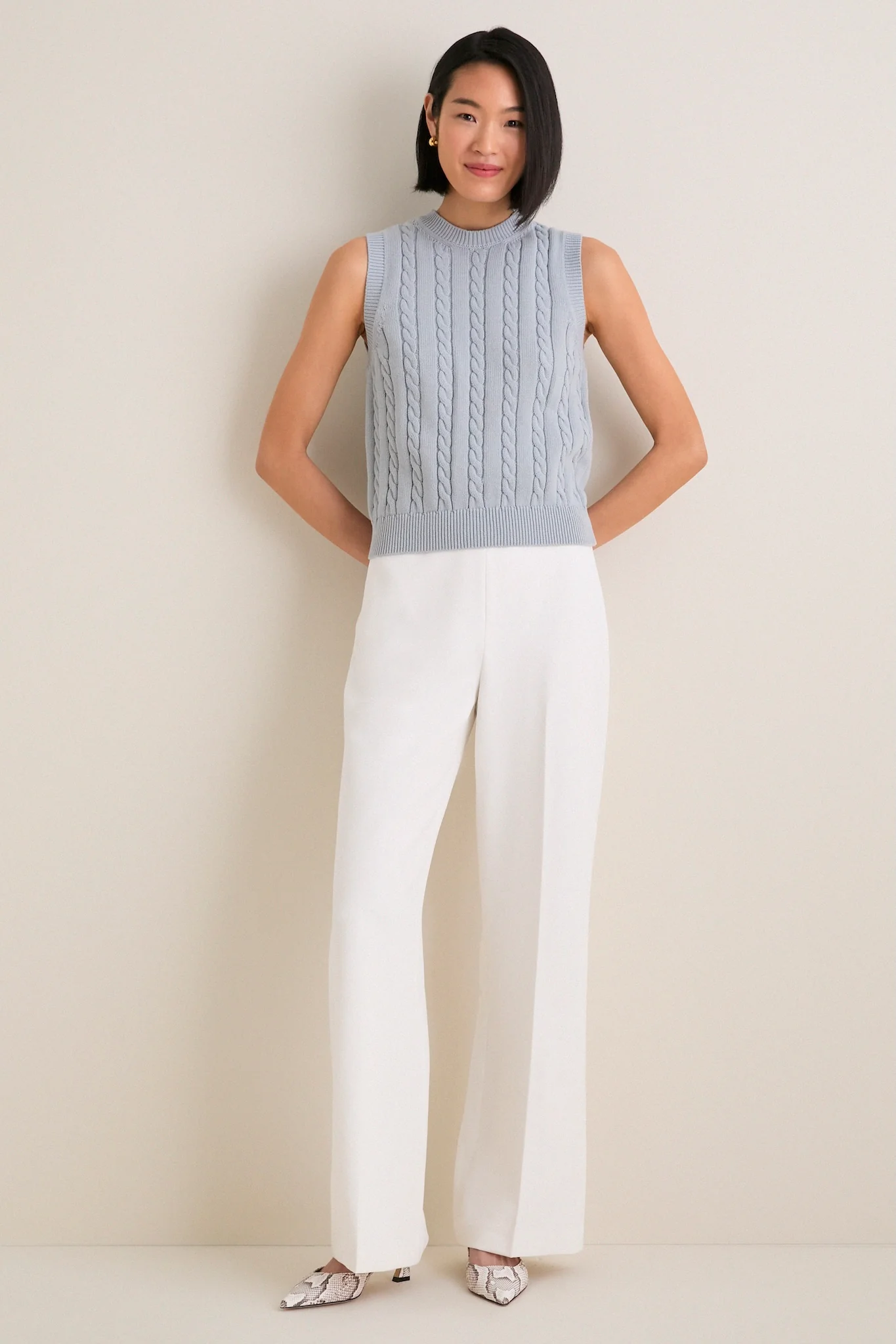 Blue Cotton Cable Dory Shell - Image 6