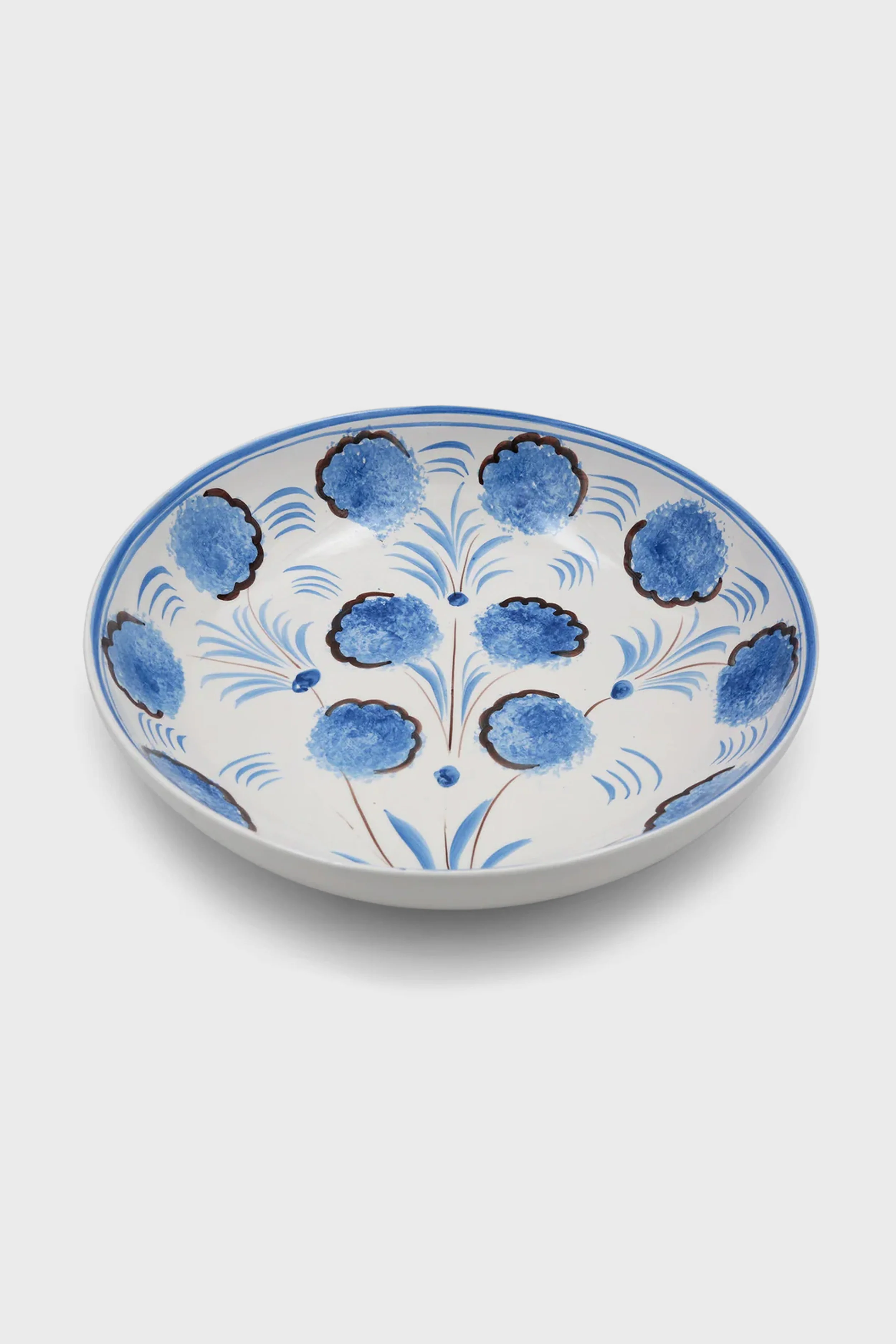 Blue Flower Serving Bowl Large - Image 3