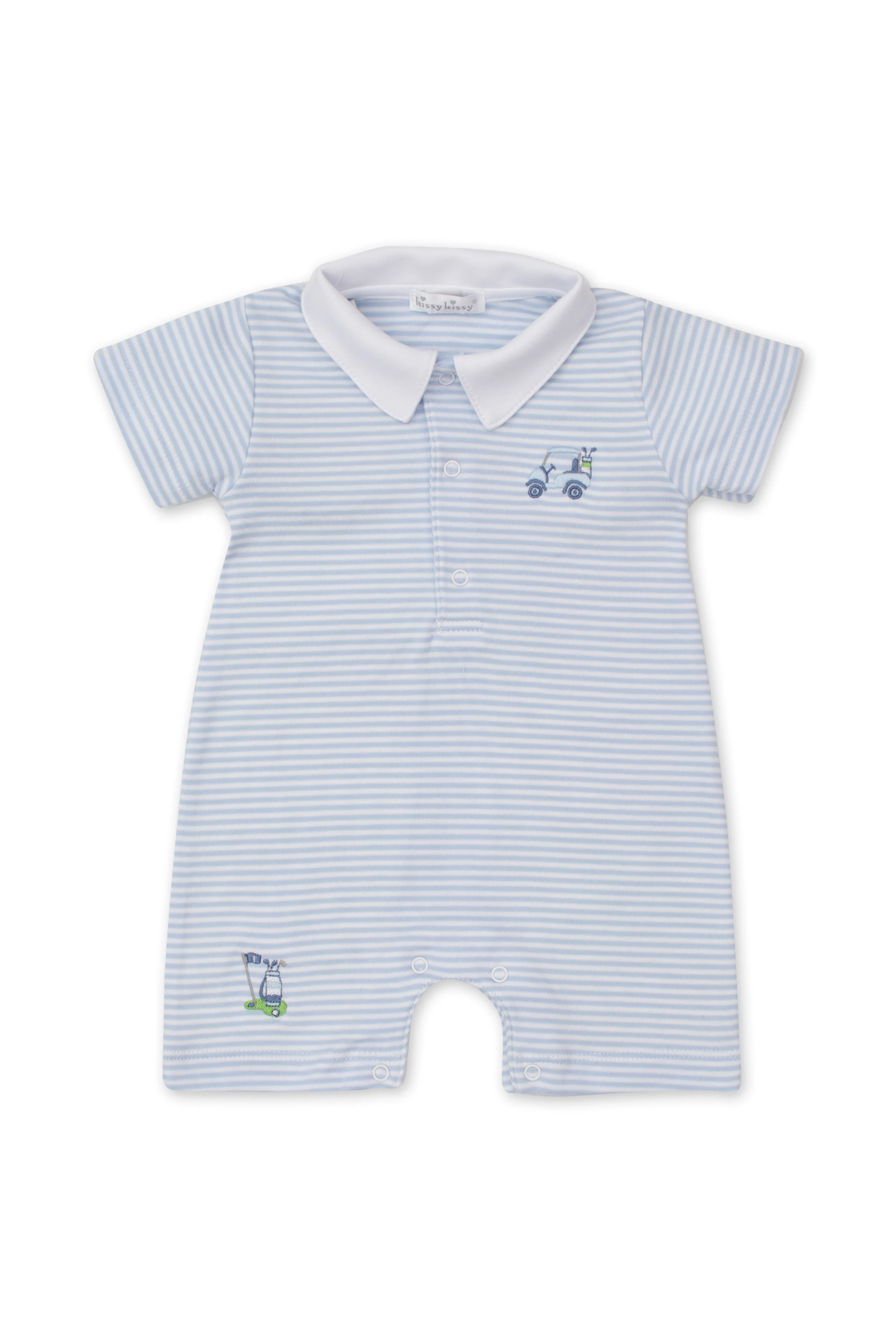 Blue Hole in One Short Playsuit - Image 2
