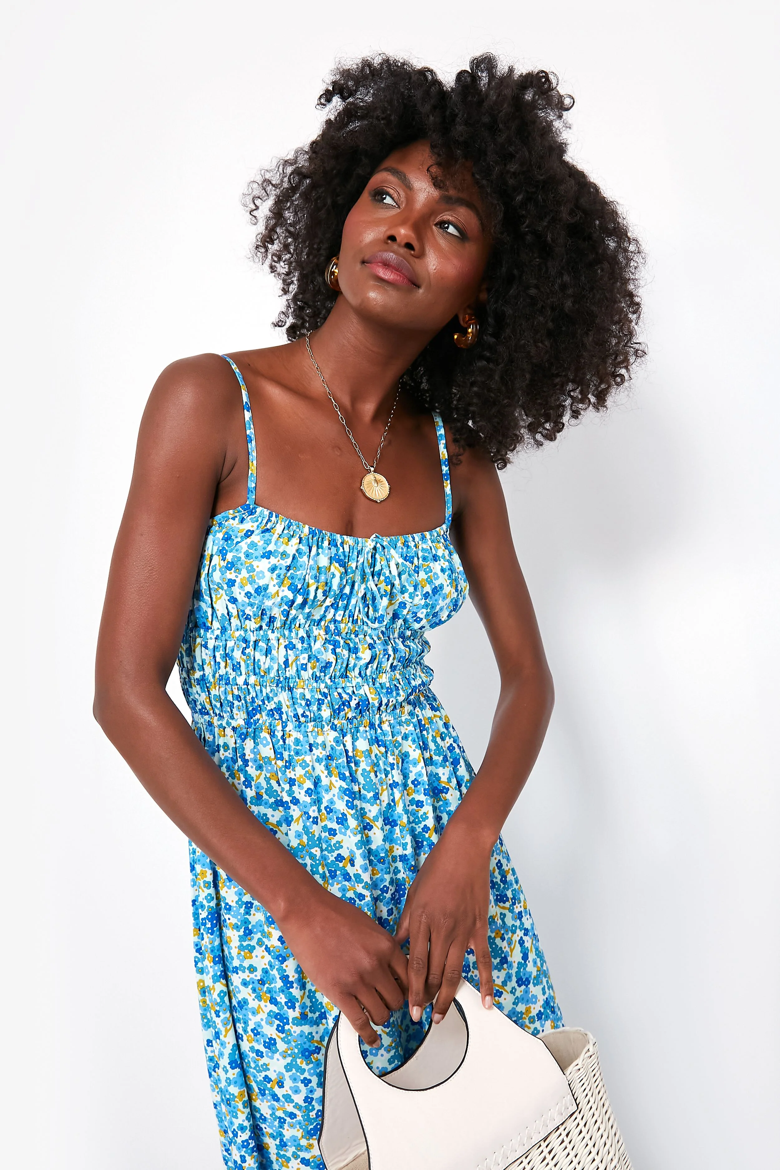 Blue Lou Floral Print Caprera Midi Dress - Image 2