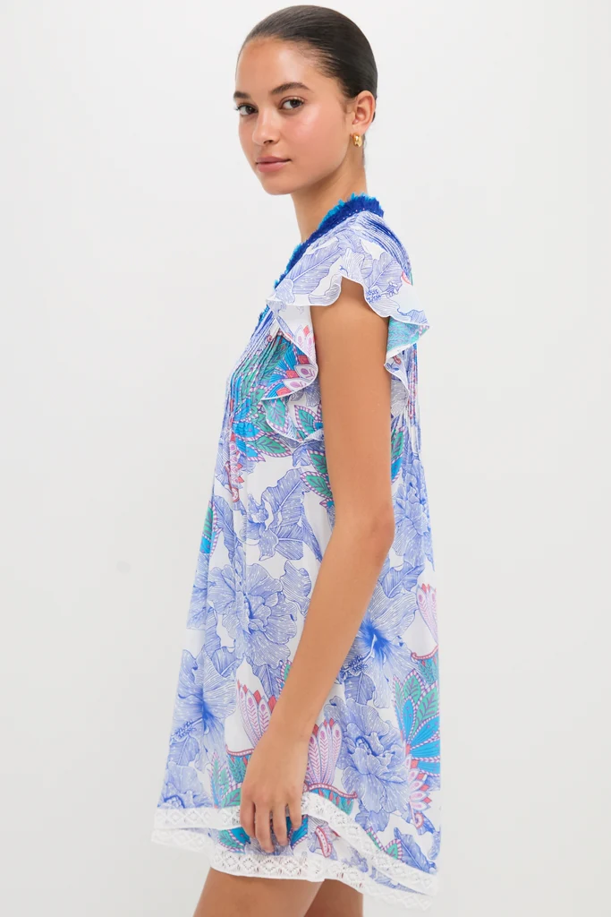 Blue Padang Sasha Mini Dress - Image 3