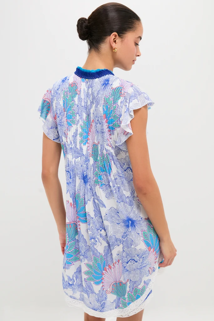 Blue Padang Sasha Mini Dress - Image 4