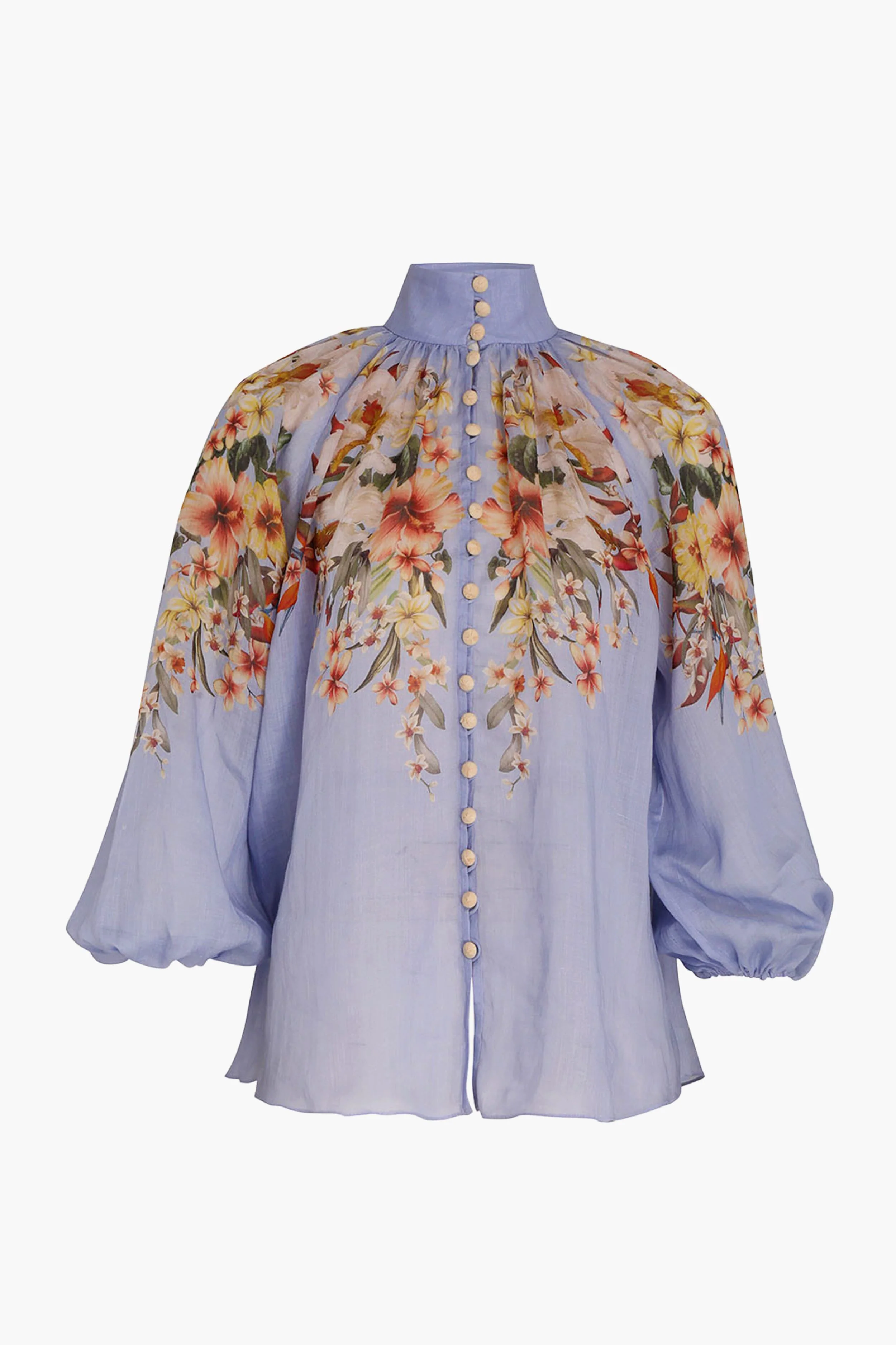 Blue Palm Lexi Billow Blouse - Image 2