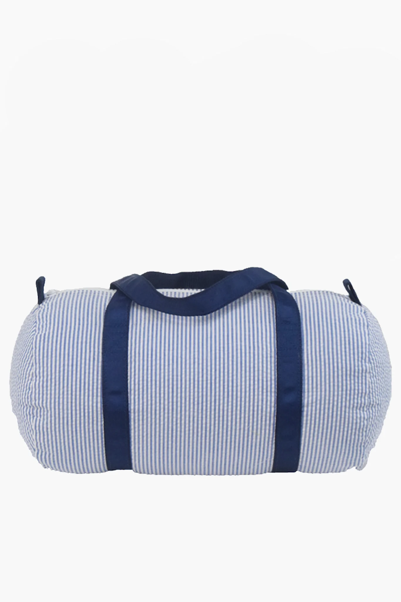 Blue Seersucker Baby Duffel - Image 2