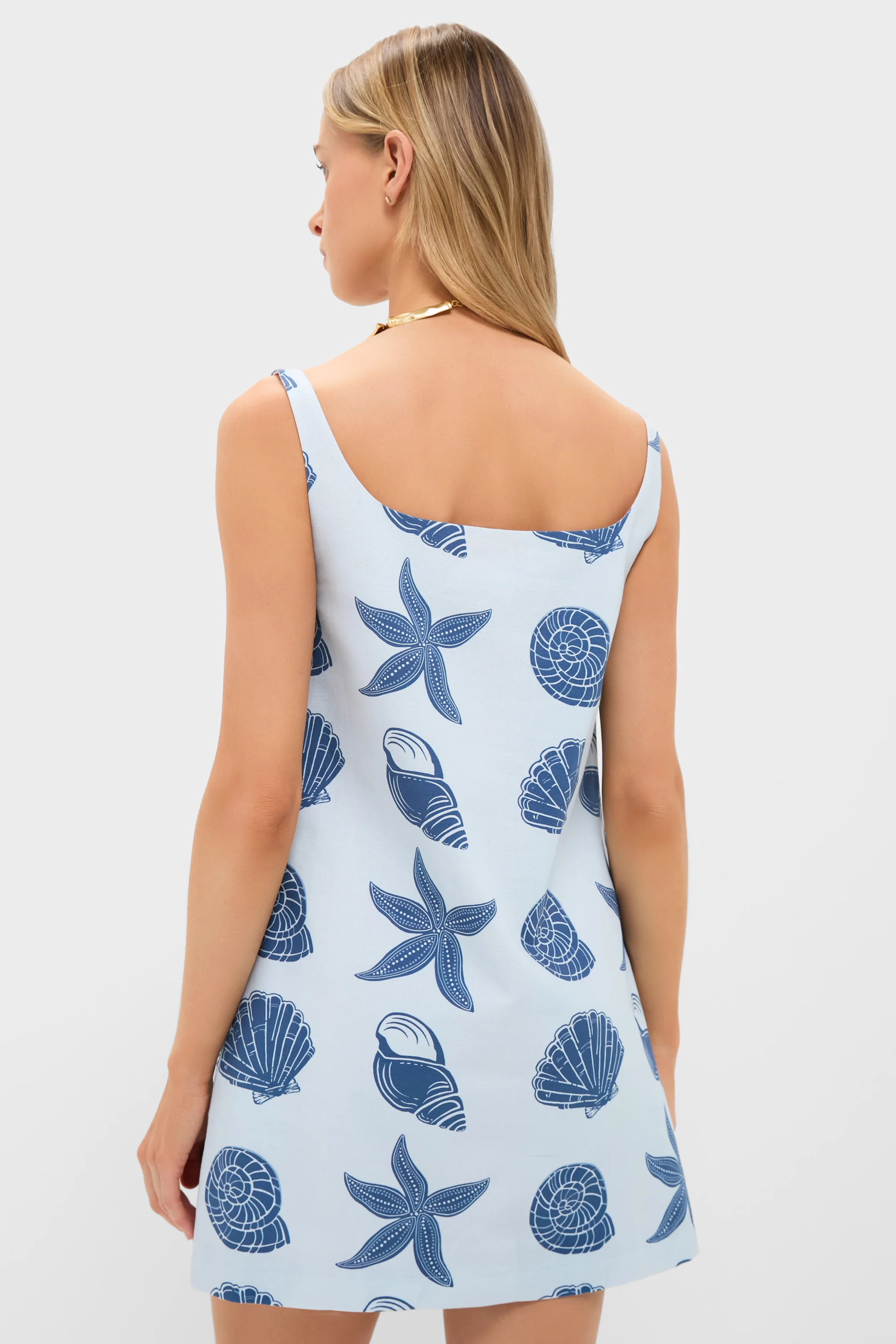 Blue Shell Cappie Mini Dress - Image 4