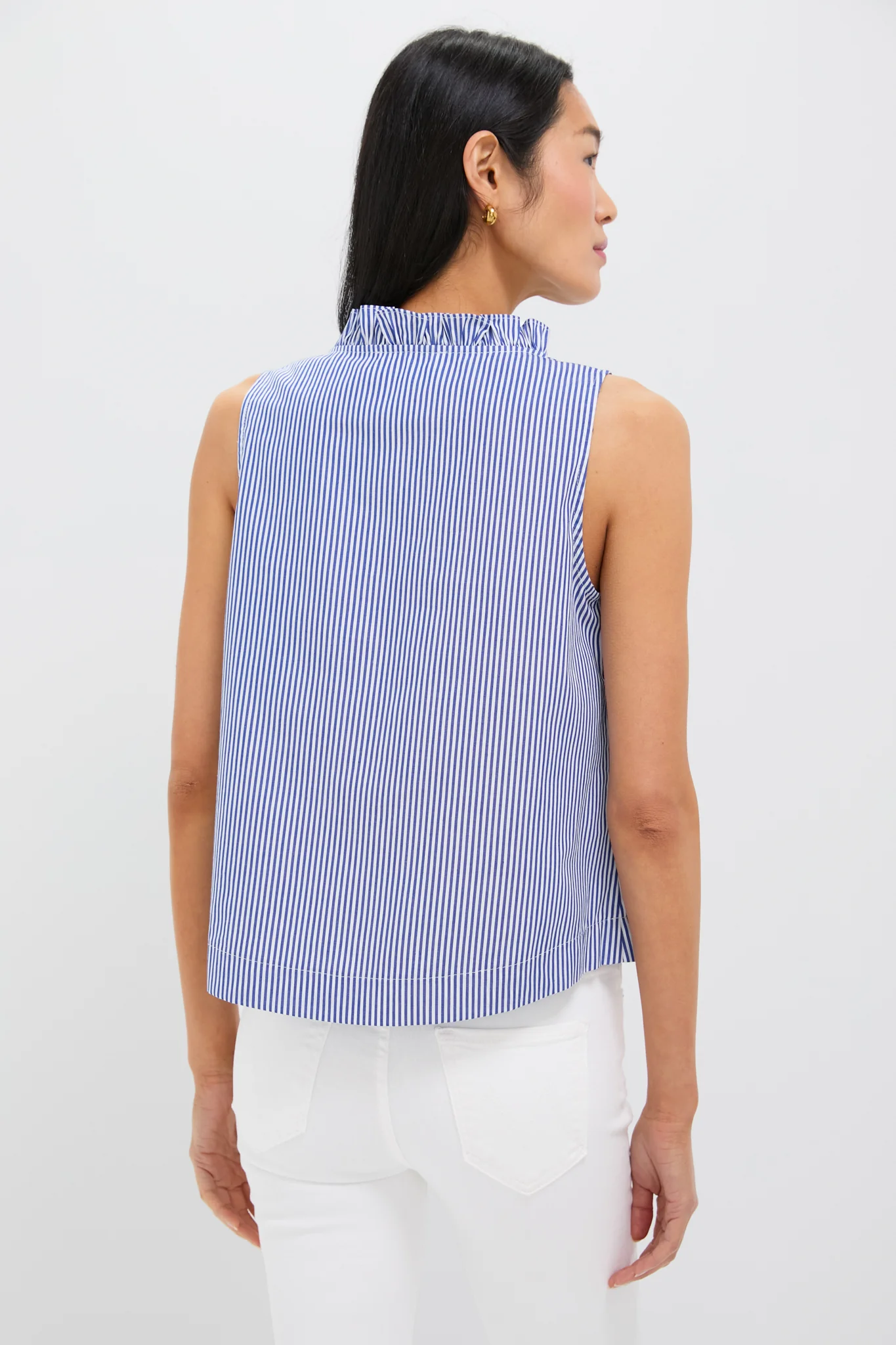 Blue Striped Veronica Top - Image 5
