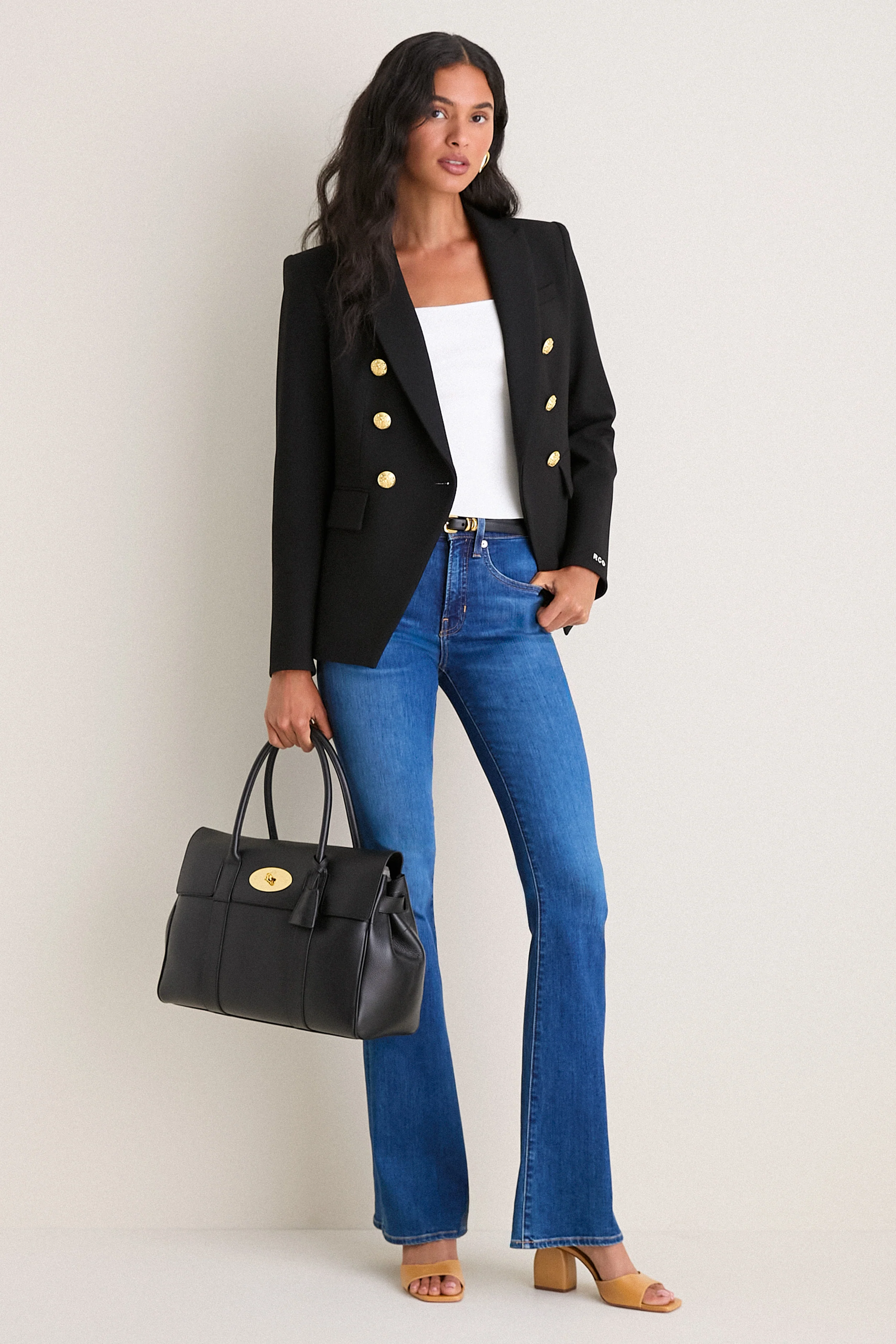 Bright Blue Beverly High Rise Skinny Flare - Image 2