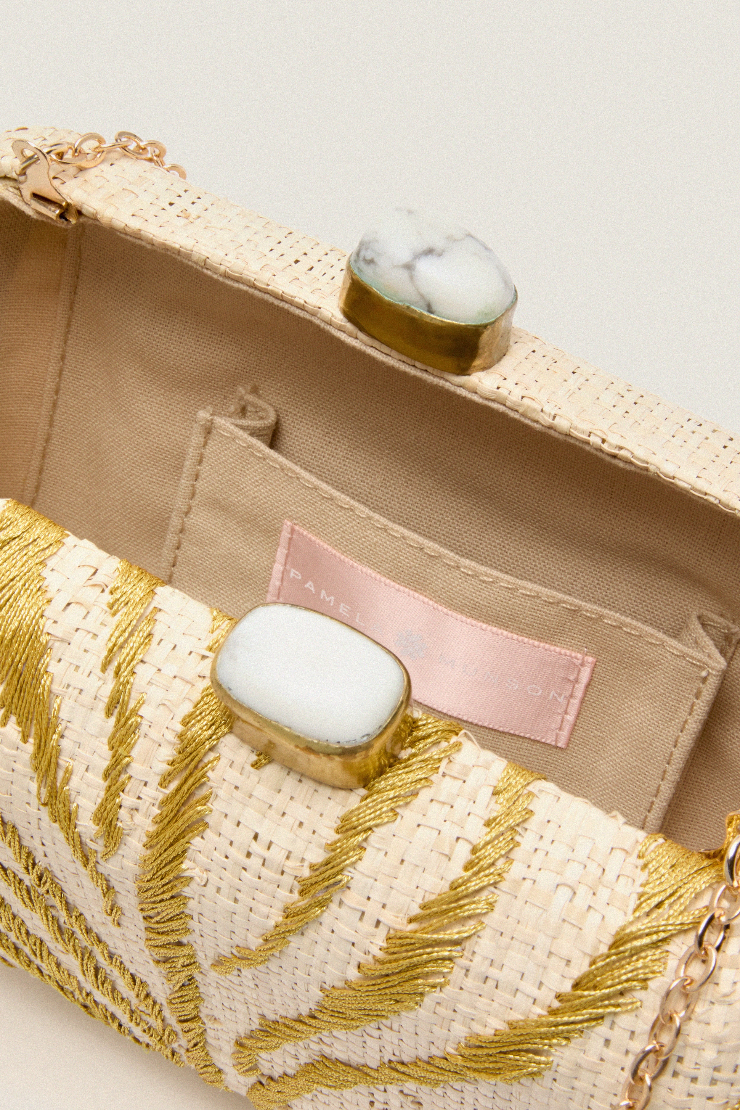 Brushed Gold Le Zoo Minaudiere - Image 5