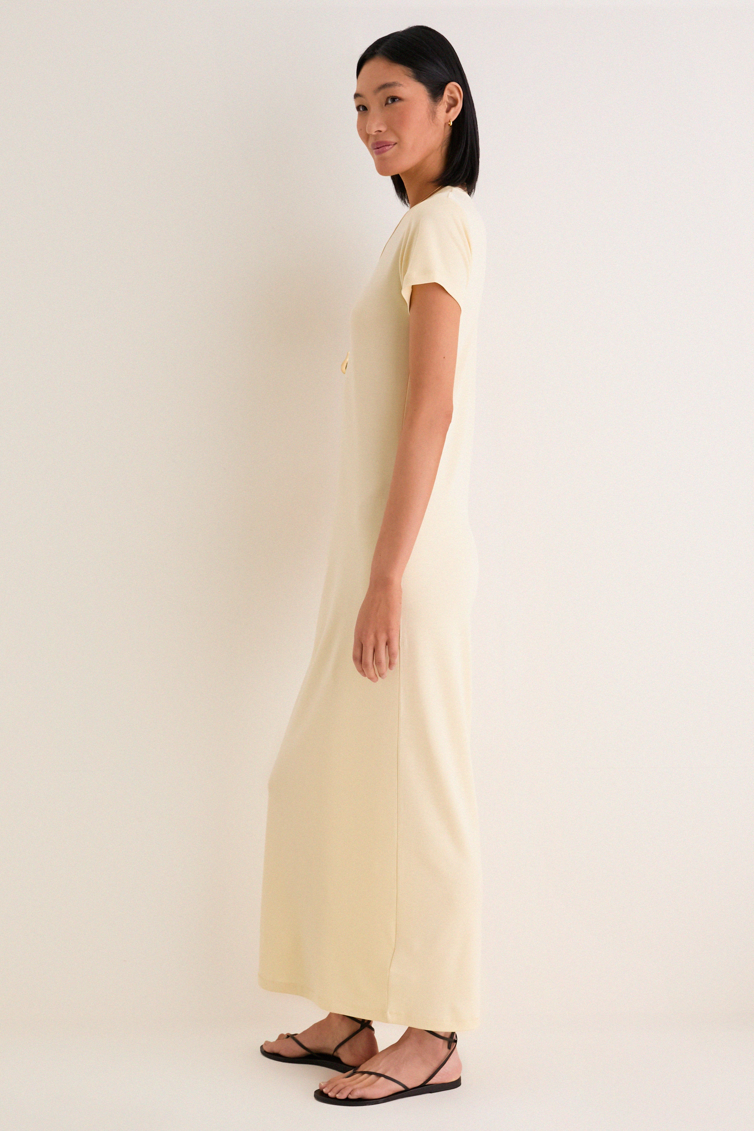 Butter Yellow Wynne Dress - Image 3