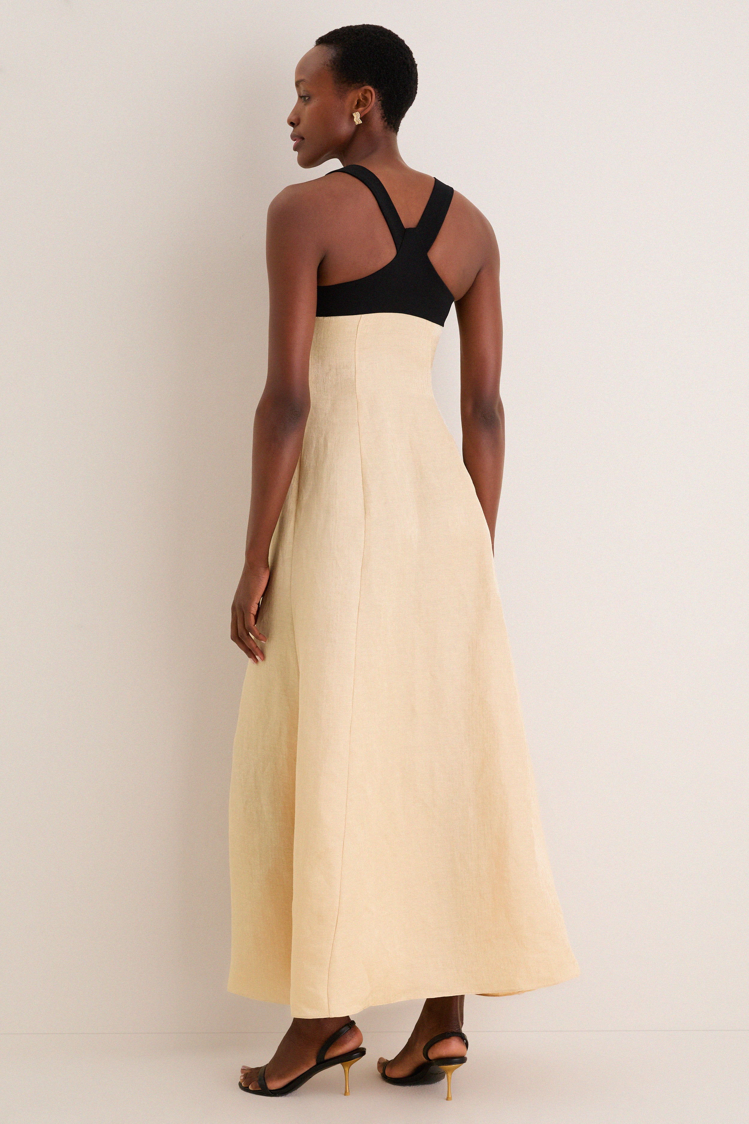 Buttercream Row Row Row Your Buttons Dress - Image 4